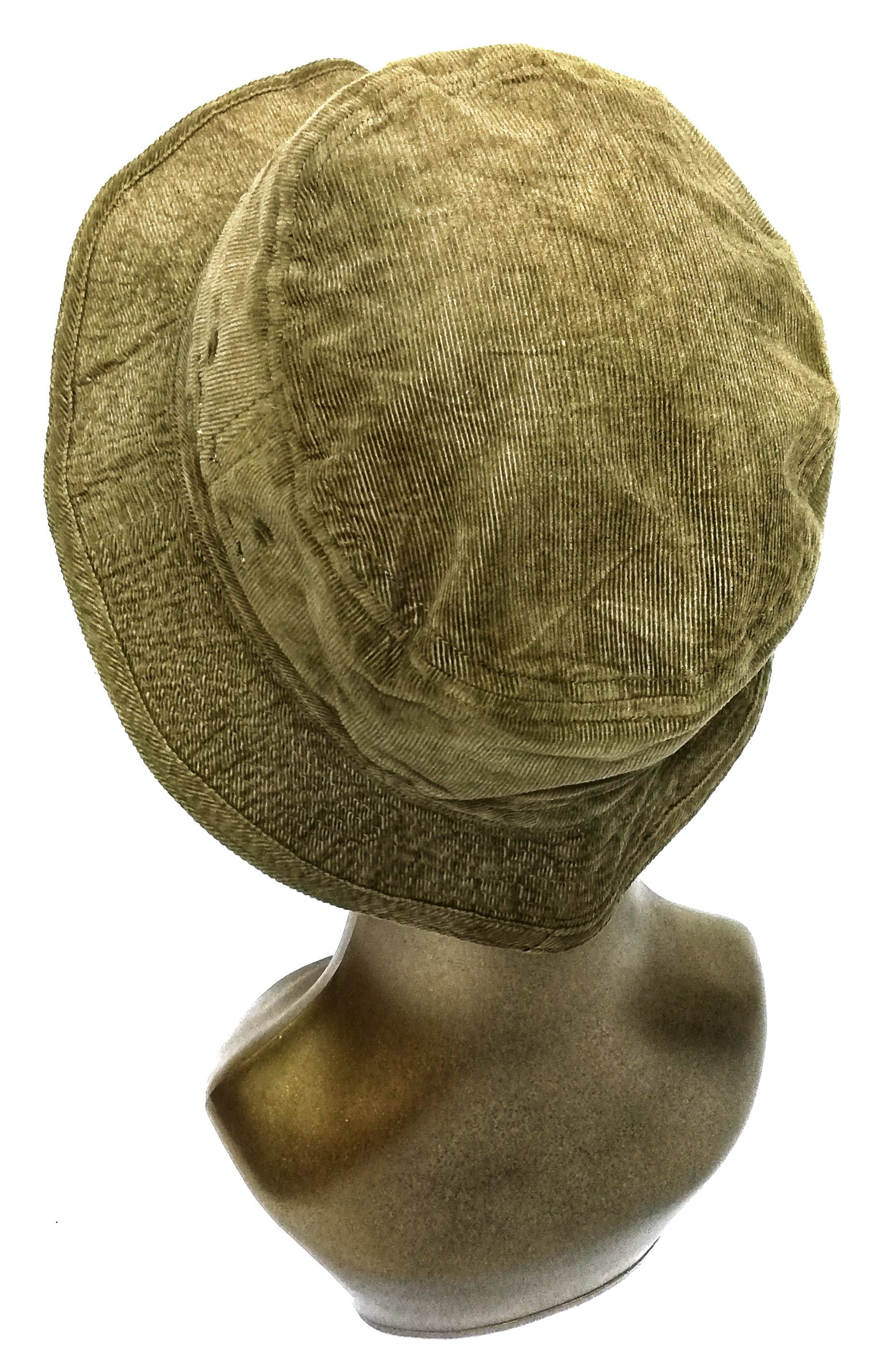 Japanese Brand 🔥Vincenzo Valentino Corduroy Bucket Hat Cotton🔥 Size ONE SIZE - 4 Thumbnail