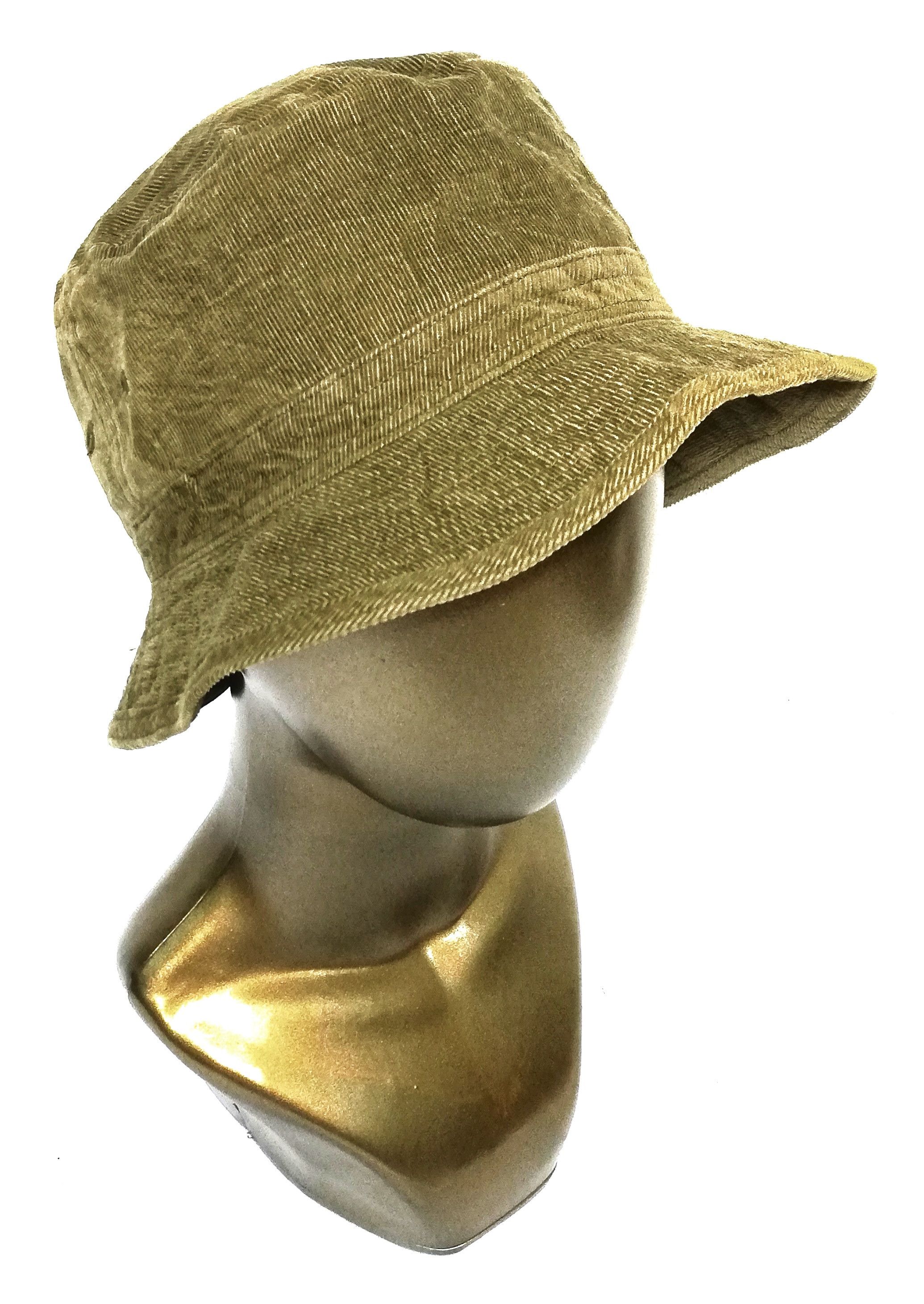 Japanese Brand 🔥Vincenzo Valentino Corduroy Bucket Hat Cotton🔥 Size ONE SIZE - 7 Thumbnail