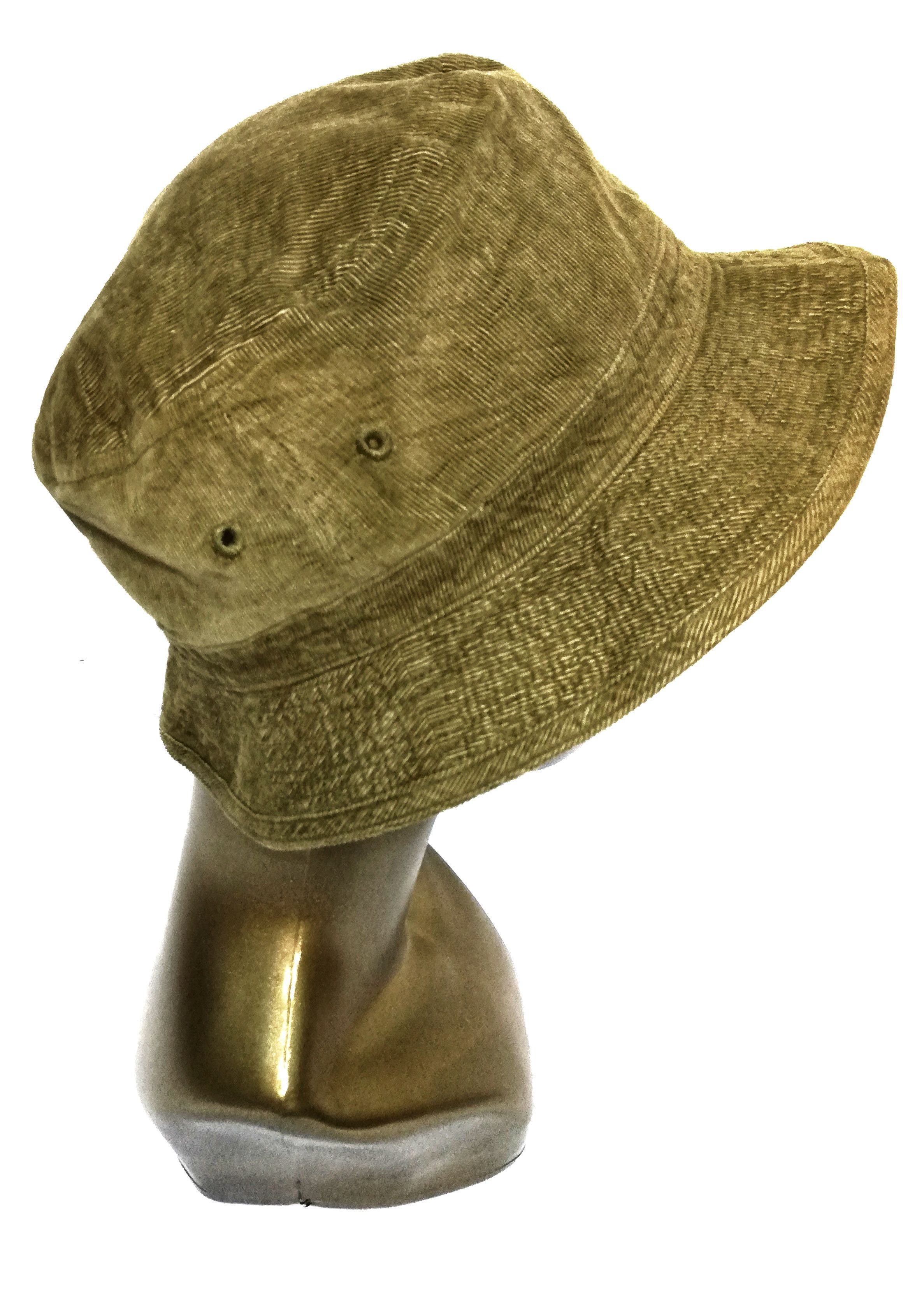 Japanese Brand 🔥Vincenzo Valentino Corduroy Bucket Hat Cotton🔥 Size ONE SIZE - 6 Thumbnail