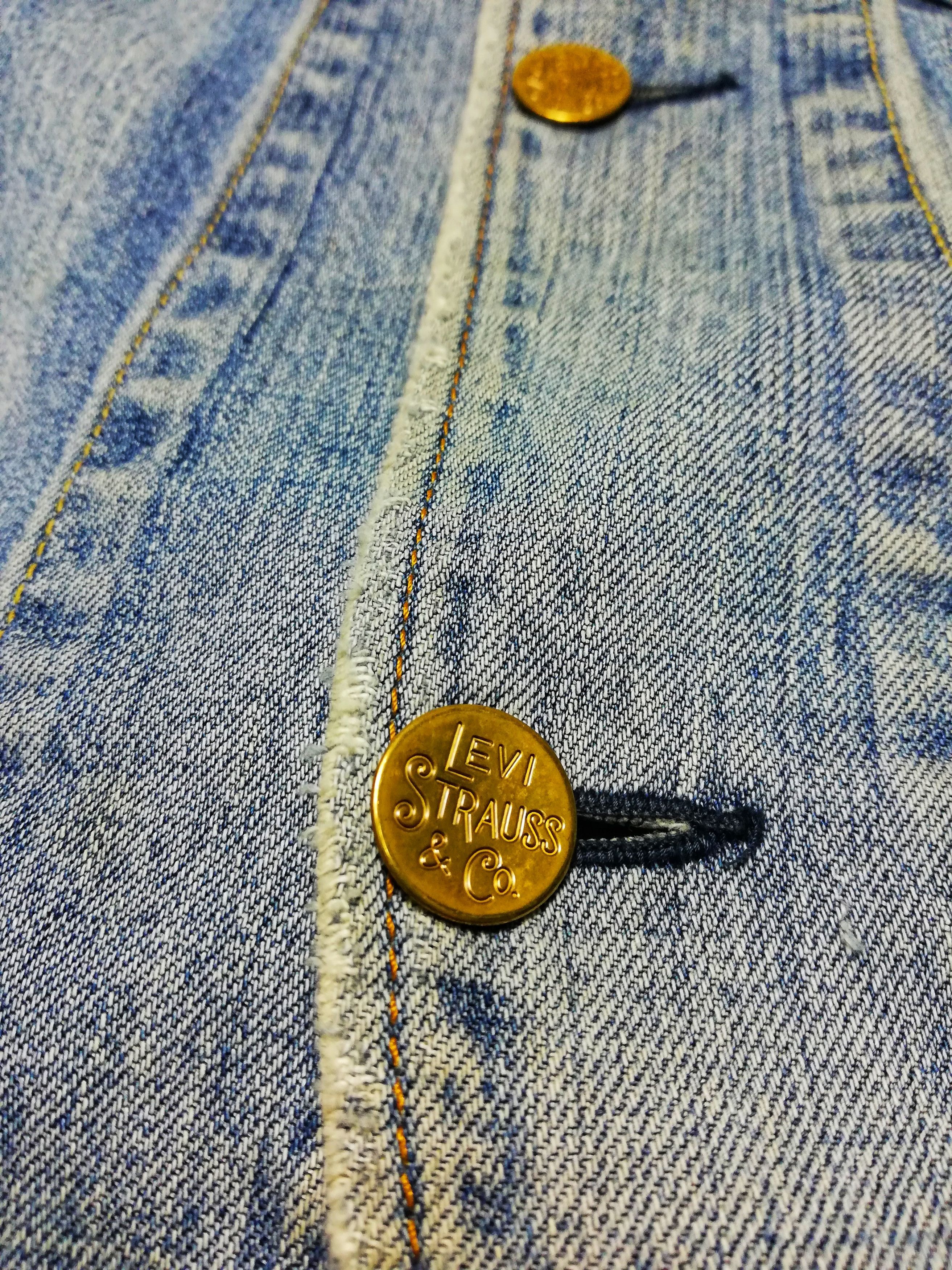 Levi's 🔥Very Rare Distressed Levis Strauss Jeans Workwear Jacket Size US M / EU 48-50 / 2 - 8 Thumbnail