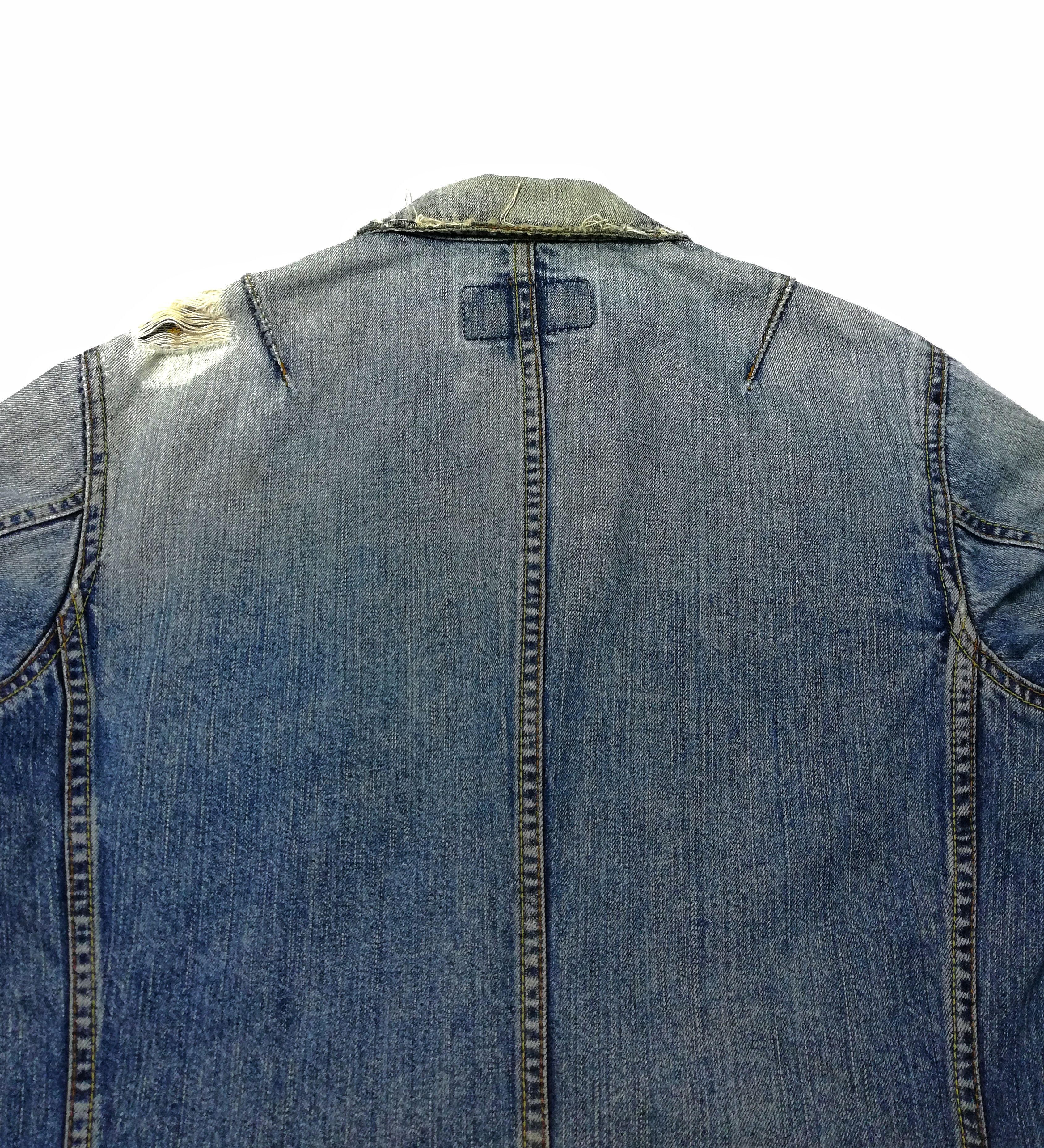 Levi's 🔥Very Rare Distressed Levis Strauss Jeans Workwear Jacket Size US M / EU 48-50 / 2 - 17 Thumbnail