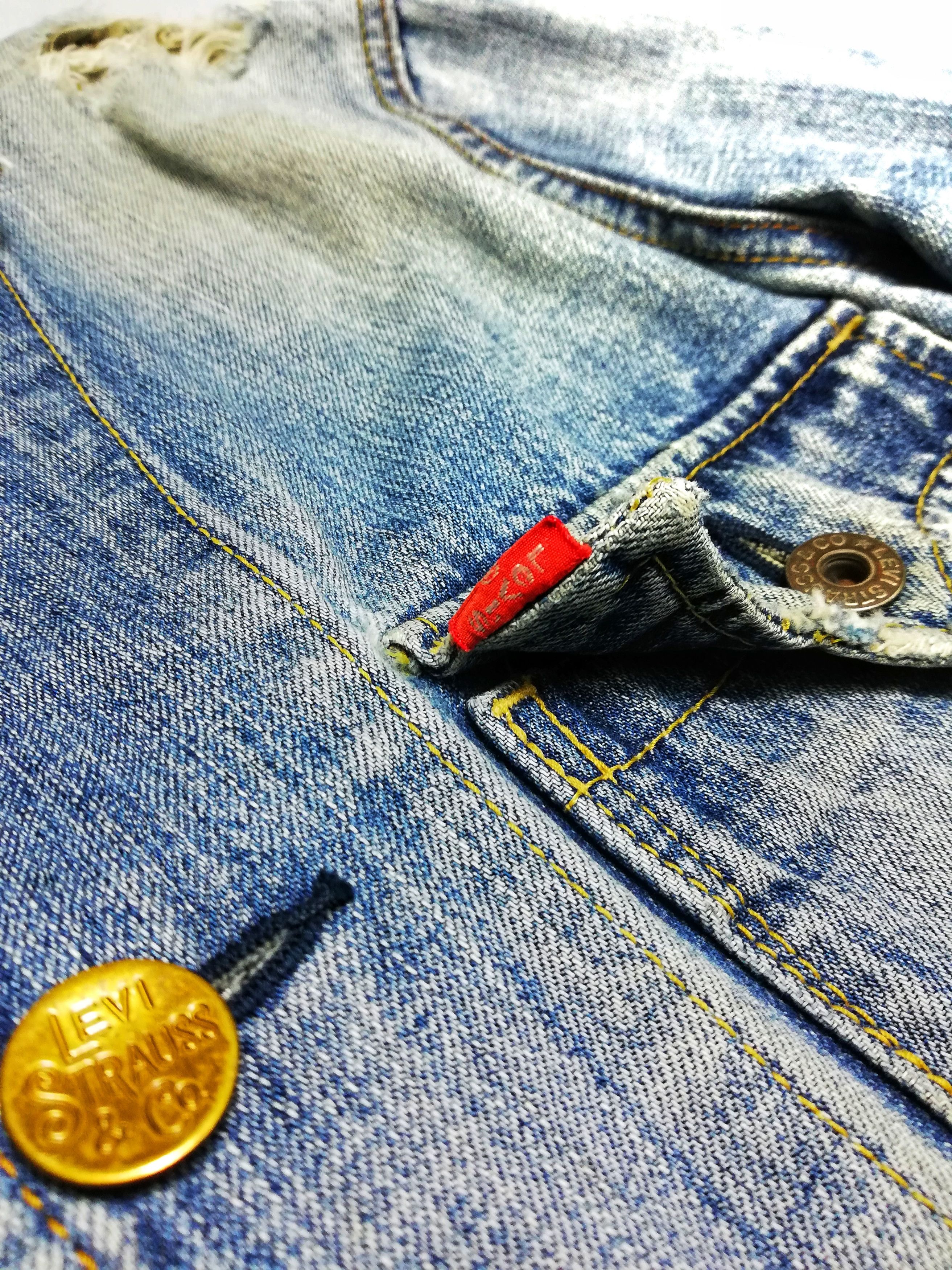 Levi's 🔥Very Rare Distressed Levis Strauss Jeans Workwear Jacket Size US M / EU 48-50 / 2 - 10 Thumbnail