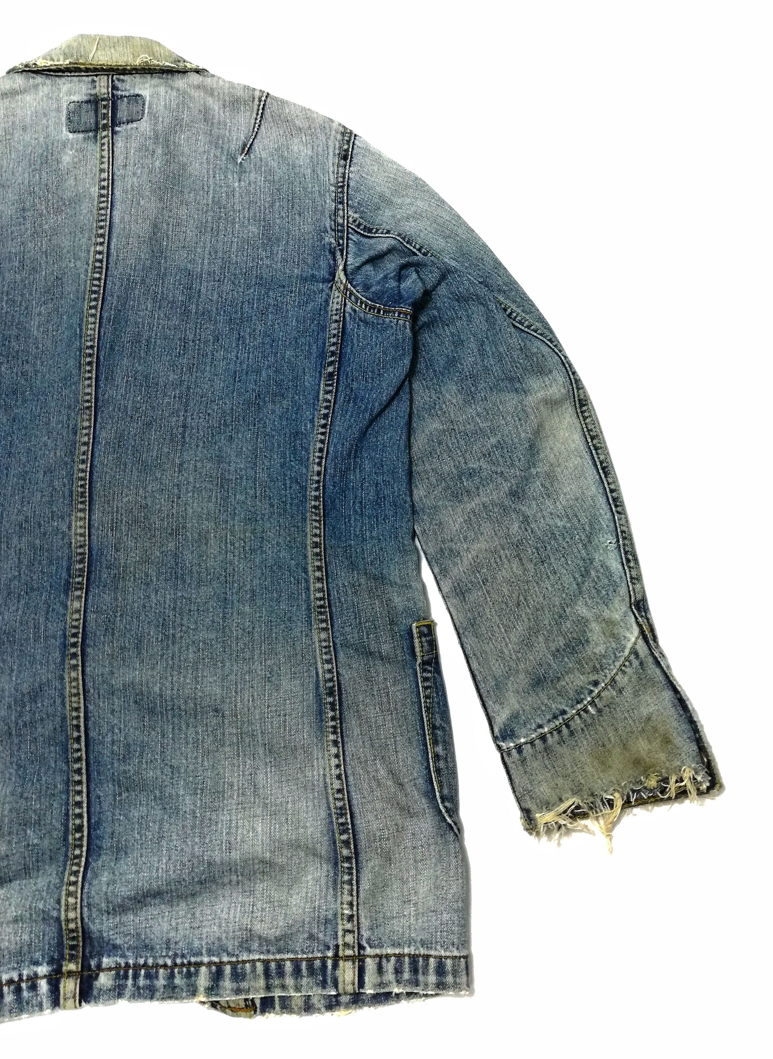 Levi's 🔥Very Rare Distressed Levis Strauss Jeans Workwear Jacket Size US M / EU 48-50 / 2 - 16 Thumbnail