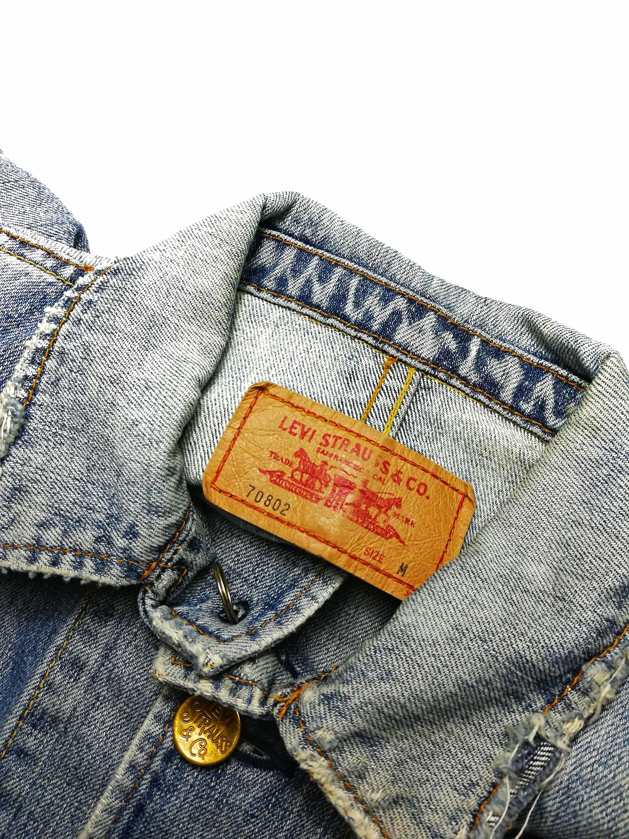 Levi's 🔥Very Rare Distressed Levis Strauss Jeans Workwear Jacket Size US M / EU 48-50 / 2 - 11 Thumbnail
