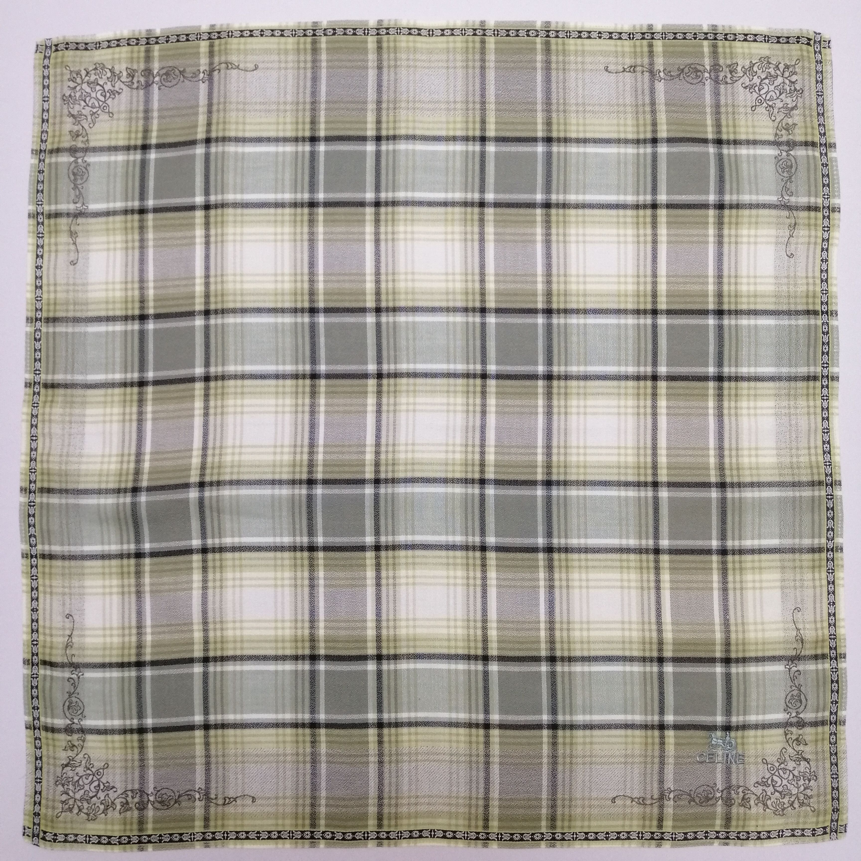 Celine × Vintage Vintage Celine Handkerchief/Neckerchief/Bandana-KD2168 Size ONE SIZE - 2 Thumbnail