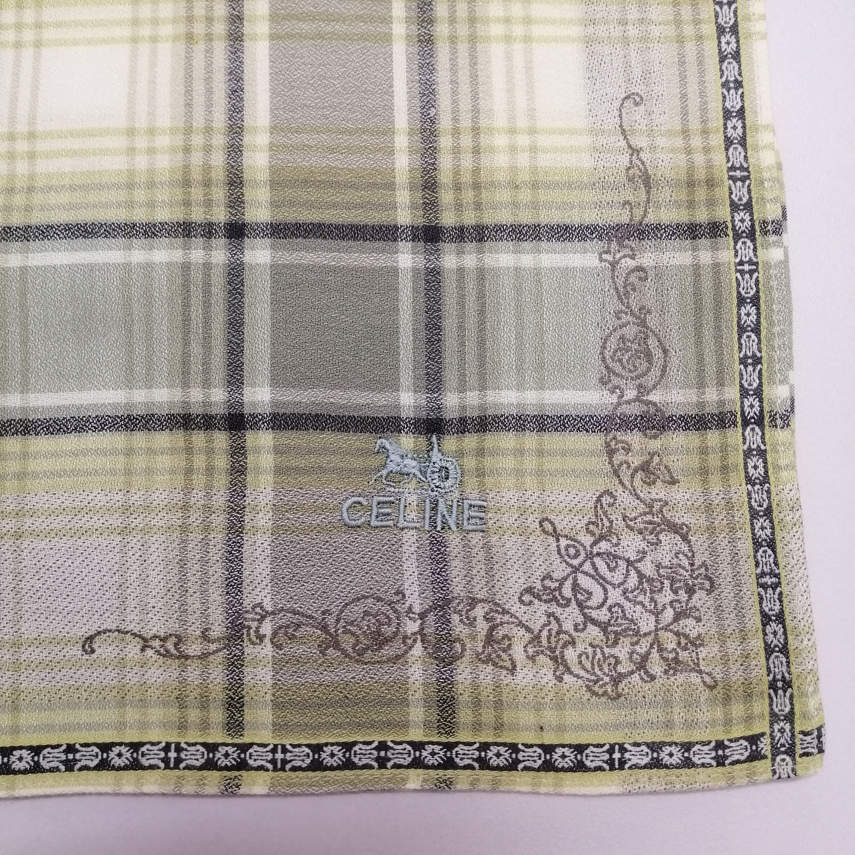 Celine × Vintage Vintage Celine Handkerchief/Neckerchief/Bandana-KD2168 Size ONE SIZE - 4 Thumbnail