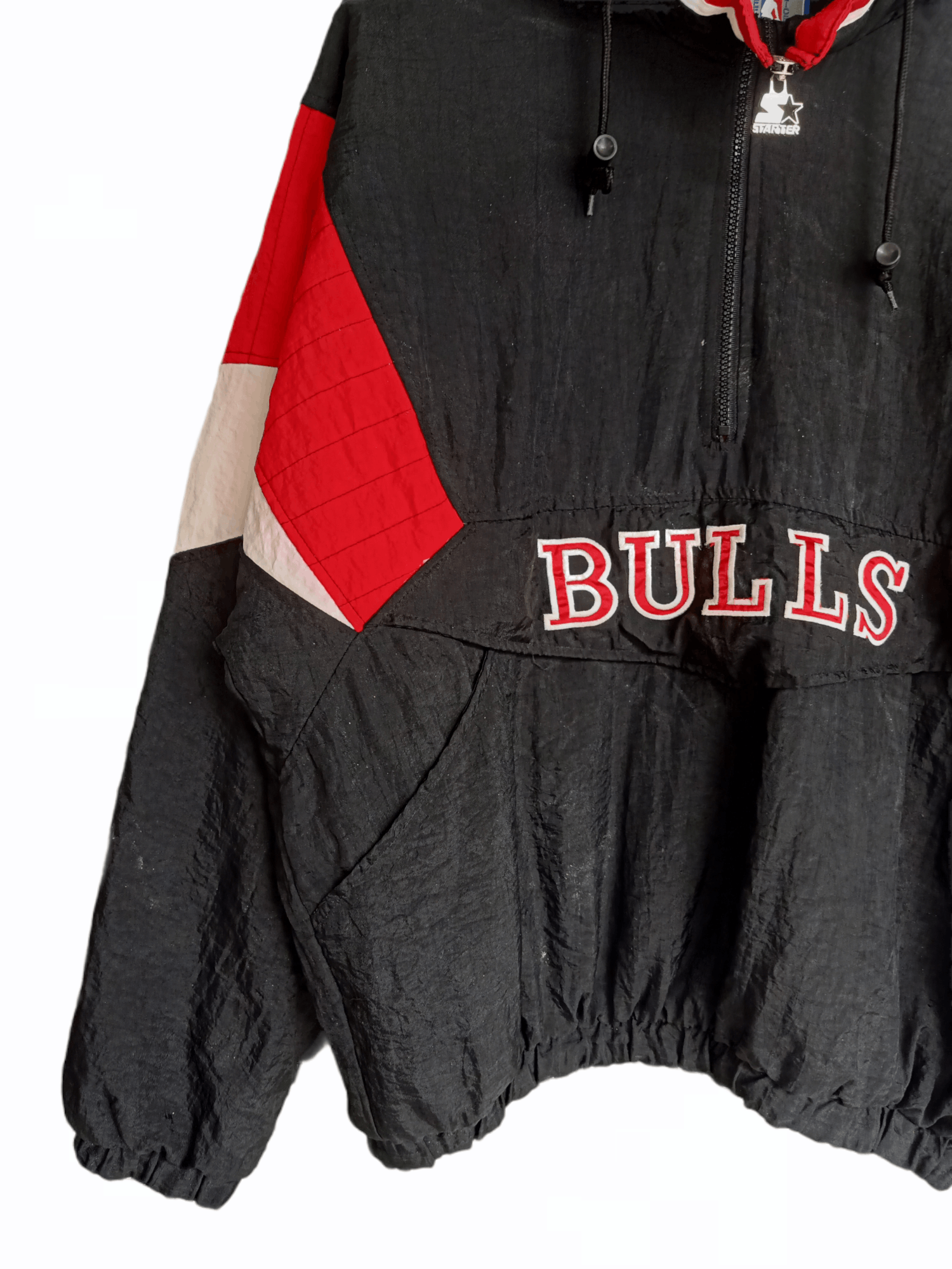 NBA × Starter × Vintage Vintage NBA Starter Chicago Bulls Anorak 90s Size US L / EU 52-54 / 3 - 5 Thumbnail