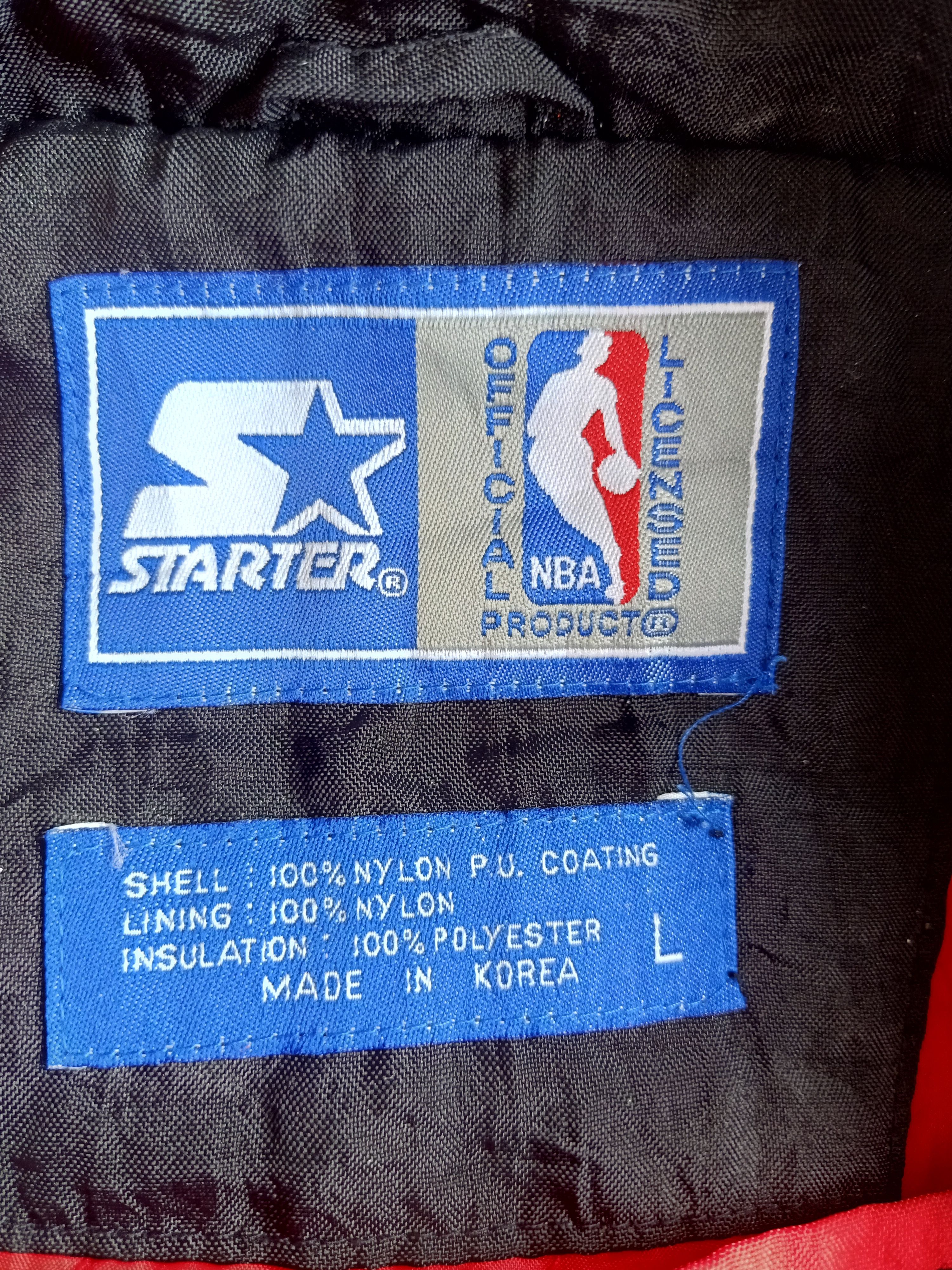 NBA × Starter × Vintage Vintage NBA Starter Chicago Bulls Anorak 90s Size US L / EU 52-54 / 3 - 7 Thumbnail