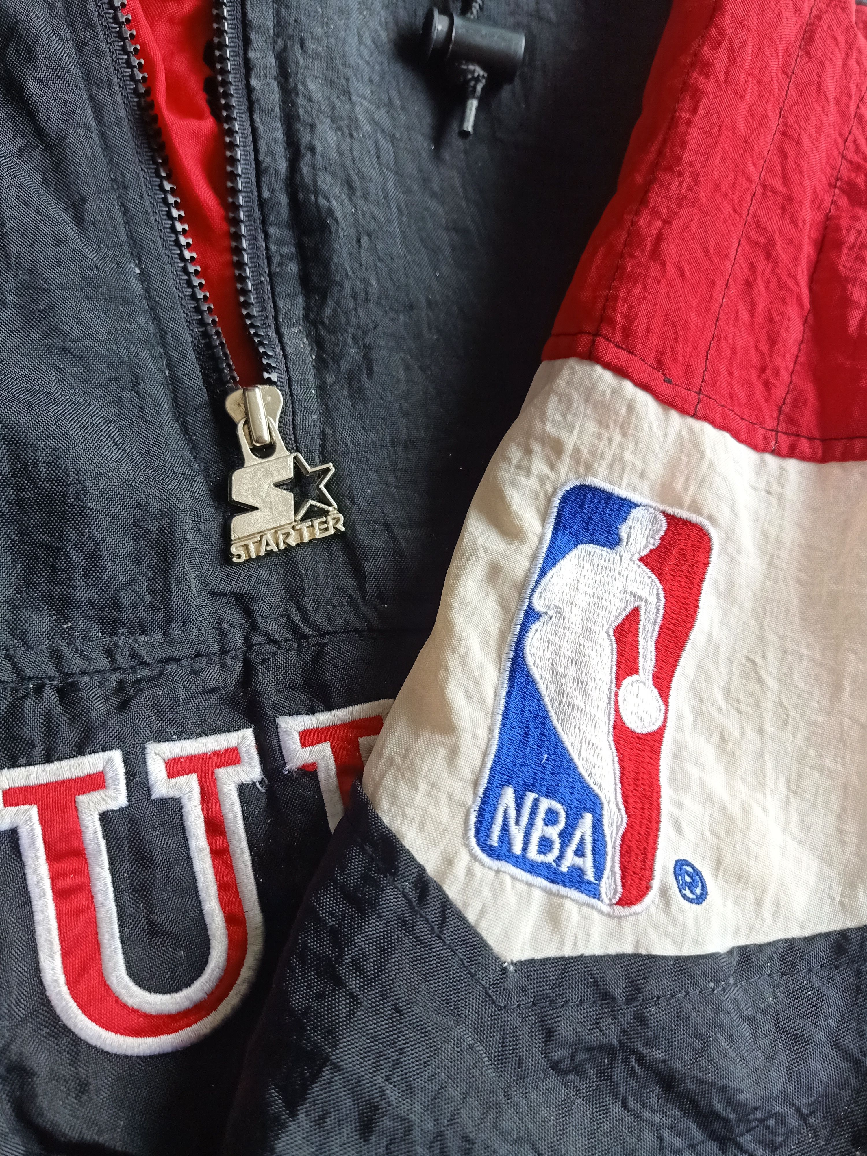 NBA × Starter × Vintage Vintage NBA Starter Chicago Bulls Anorak 90s Size US L / EU 52-54 / 3 - 8 Thumbnail