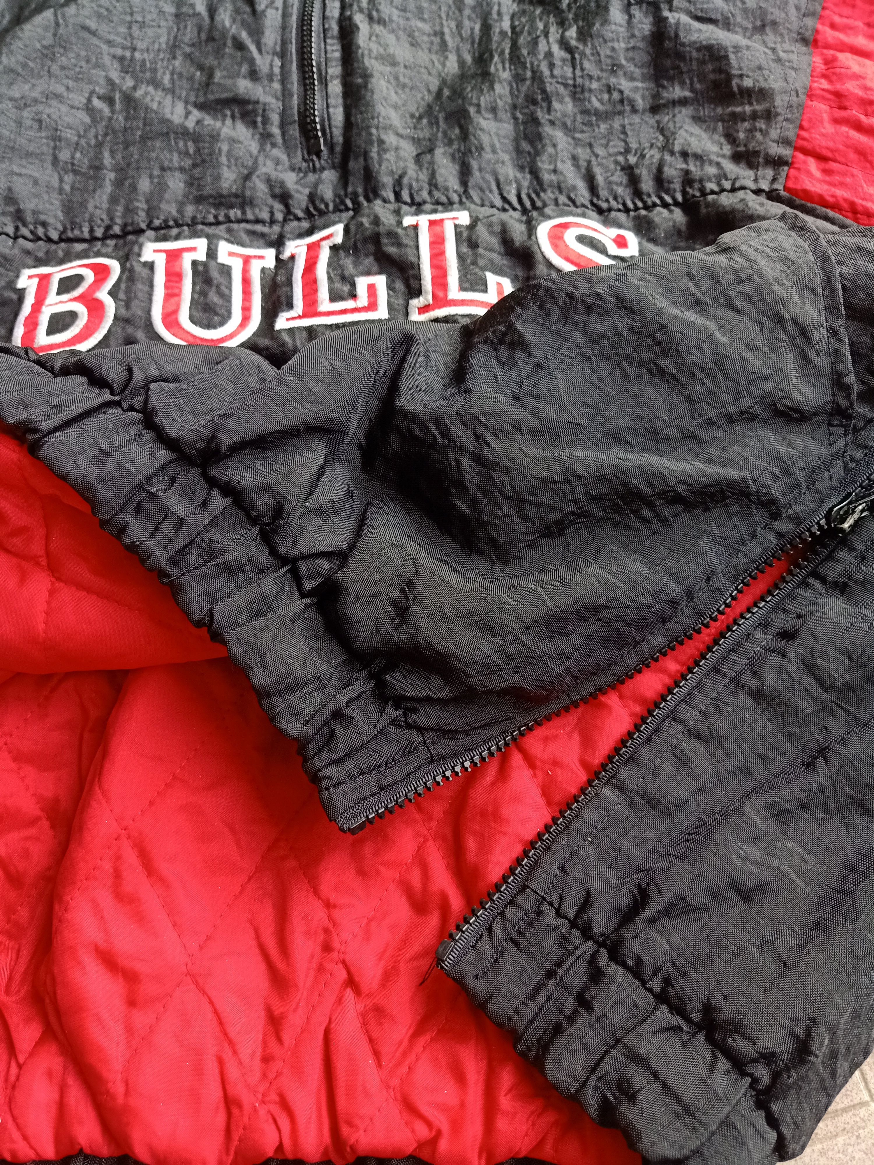 NBA × Starter × Vintage Vintage NBA Starter Chicago Bulls Anorak 90s Size US L / EU 52-54 / 3 - 9 Thumbnail