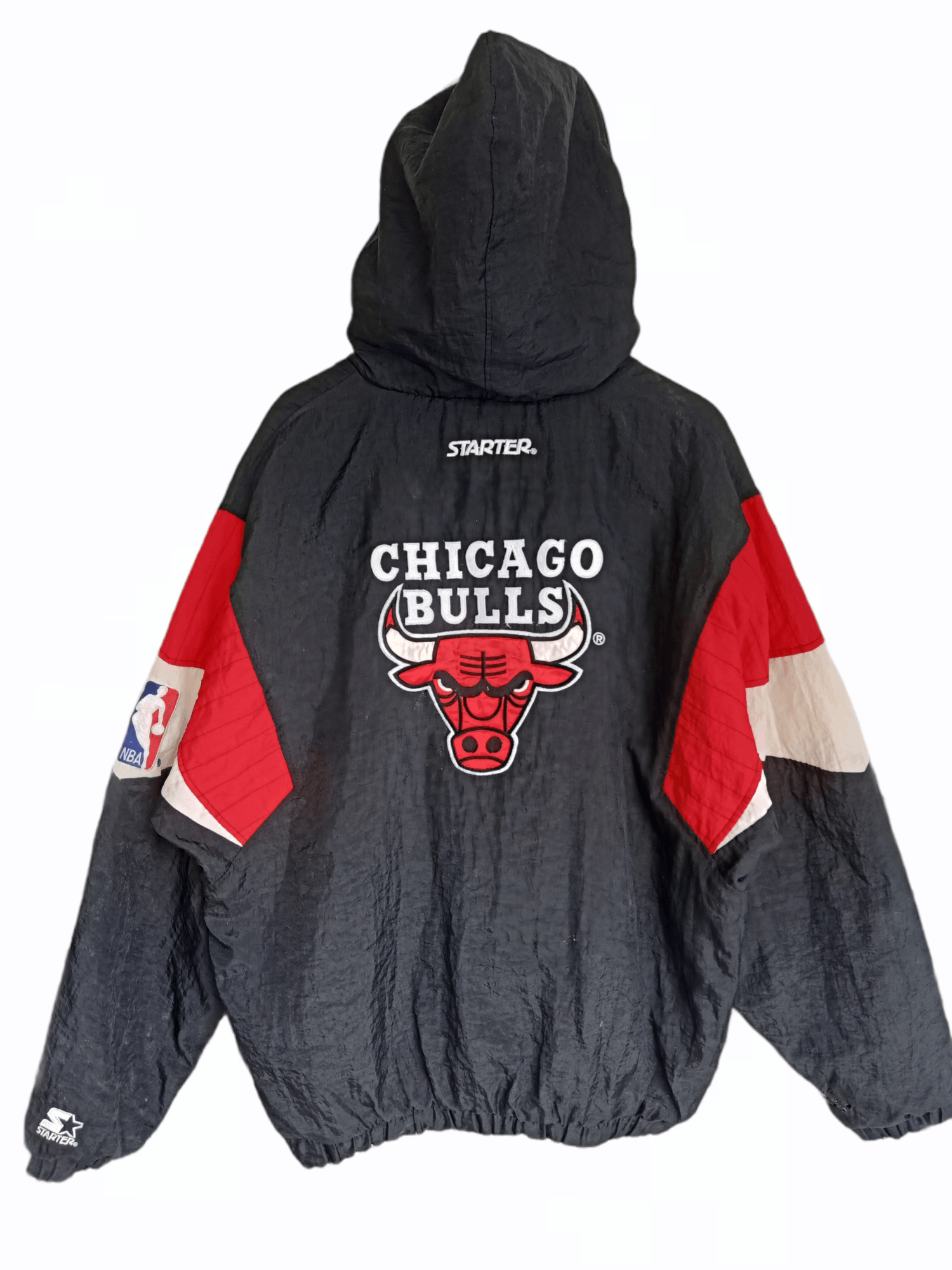NBA × Starter × Vintage Vintage NBA Starter Chicago Bulls Anorak 90s Size US L / EU 52-54 / 3 - 1 Thumbnail