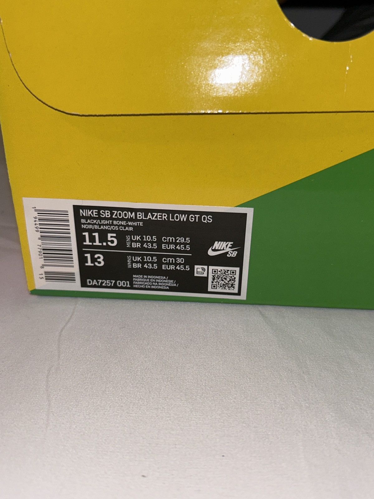 Nike × Wacko Maria Nike SB Blazer Low x Wacko Maria Size US 11.5 / EU 44-45 - 8 Thumbnail