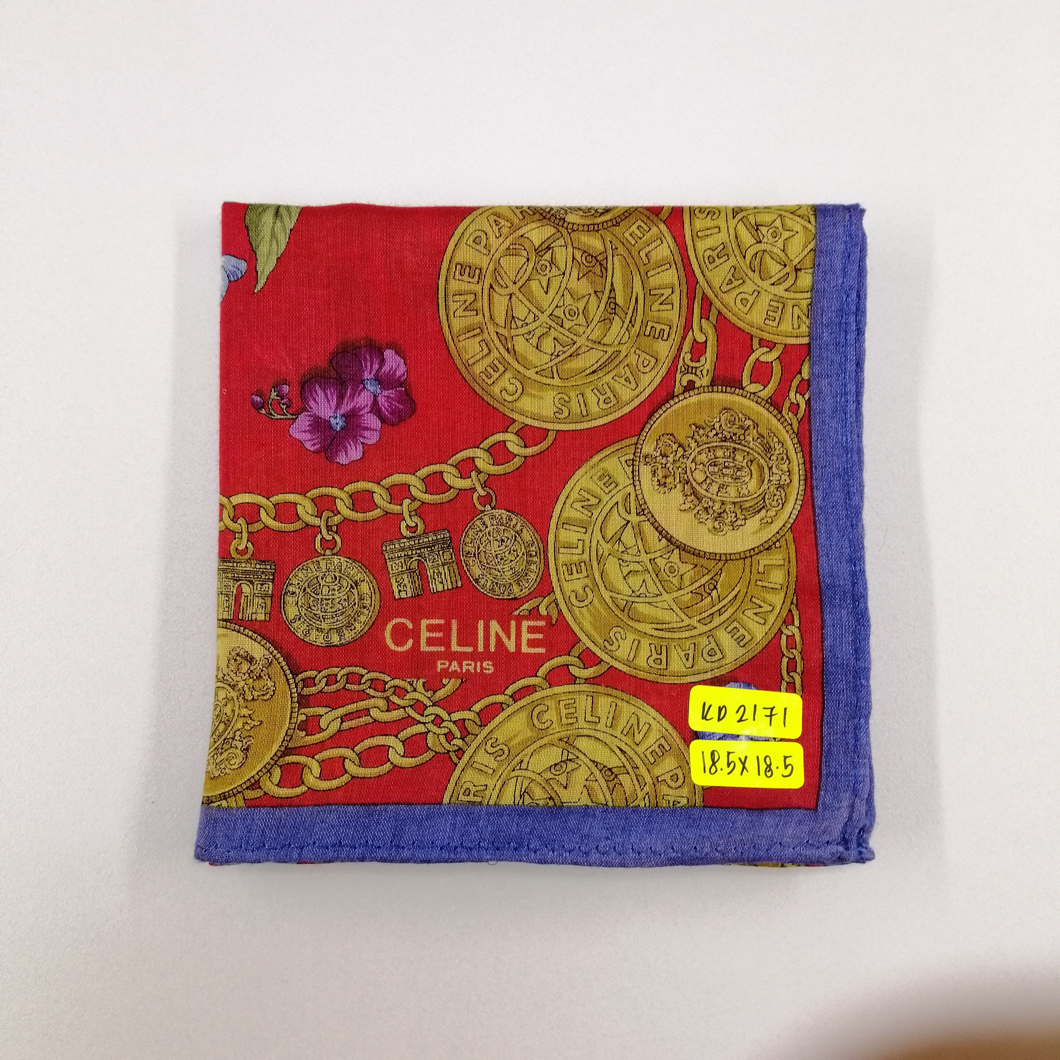 Celine Vintage Celine Handkerchief/Neckerchief/Bandana-KD2171 Size ONE SIZE - 6 Thumbnail