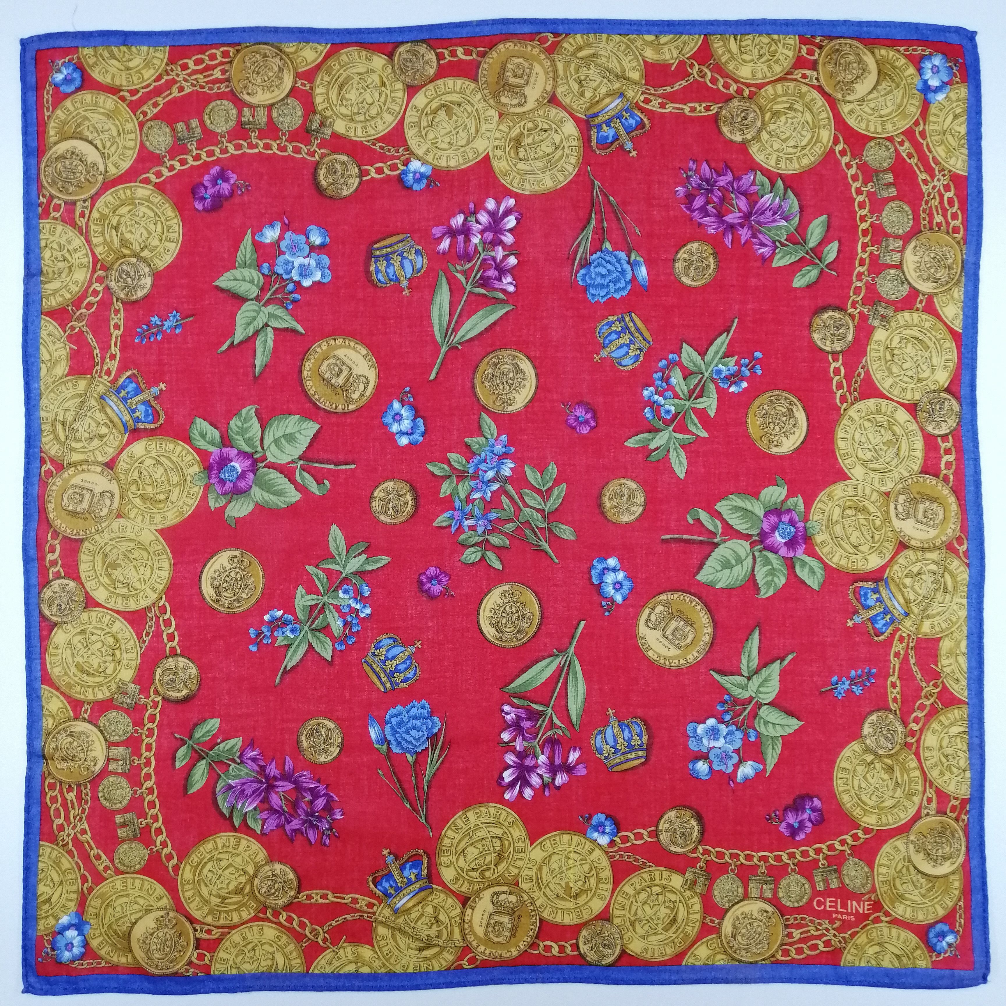 Celine Vintage Celine Handkerchief/Neckerchief/Bandana-KD2171 Size ONE SIZE - 2 Thumbnail