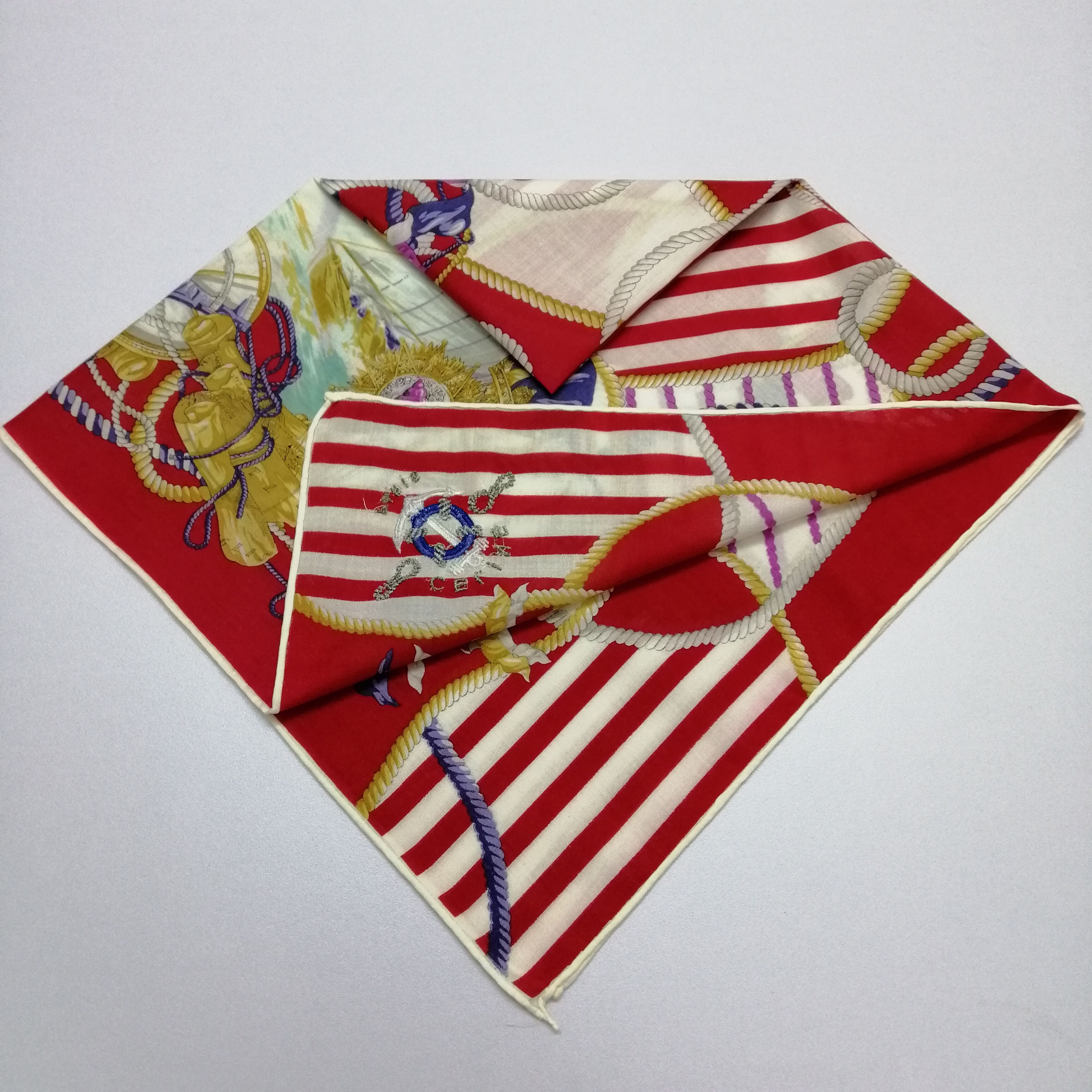 Celine × Vintage Celine Handkerchief/Neckerchief/Bandana-KD2240 Size ONE SIZE - 5 Thumbnail