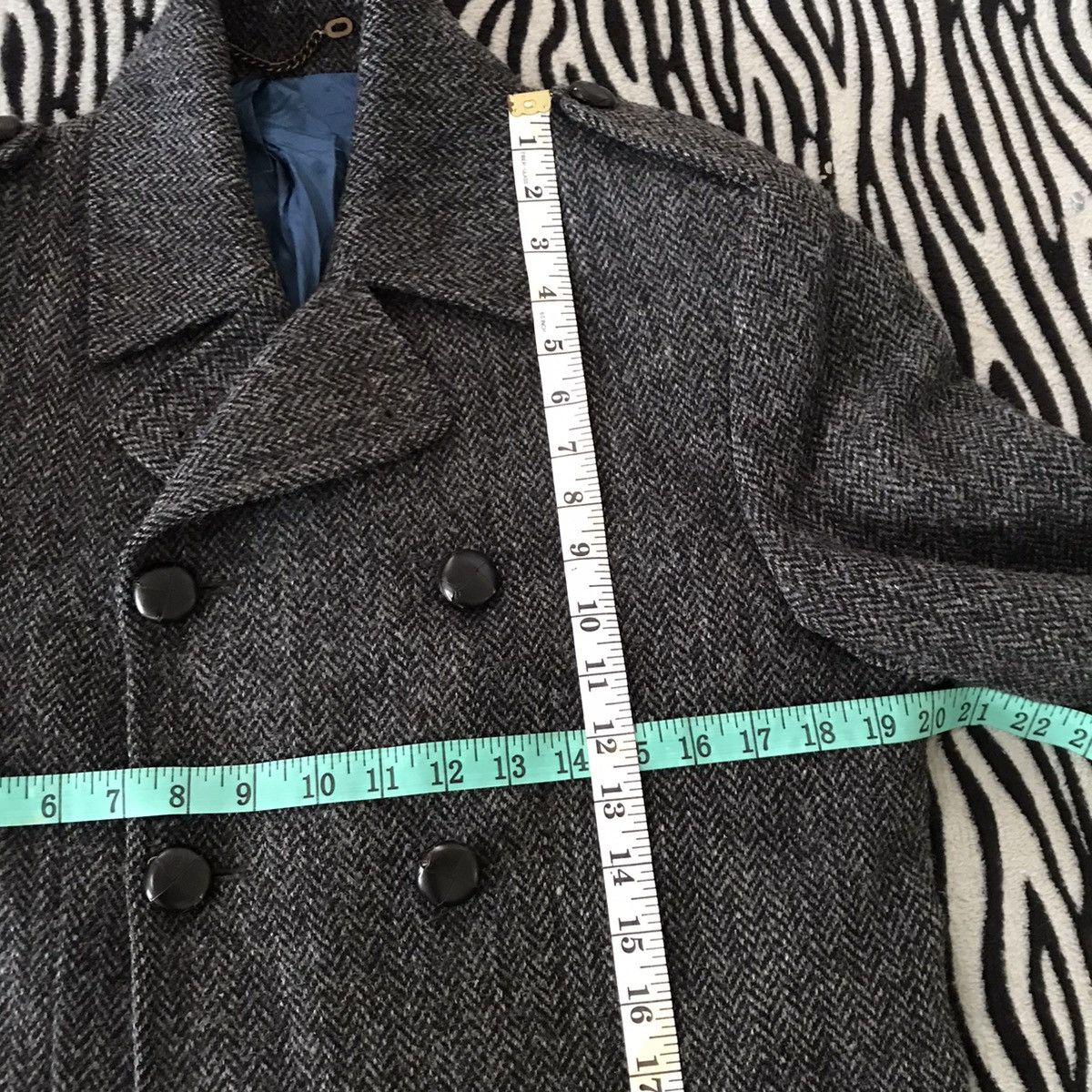 Charles Tyrwhitt Hand woven Harris Tweed 100% Pure Wool made in Hungary Size US S / EU 44-46 / 1 - 13 Thumbnail