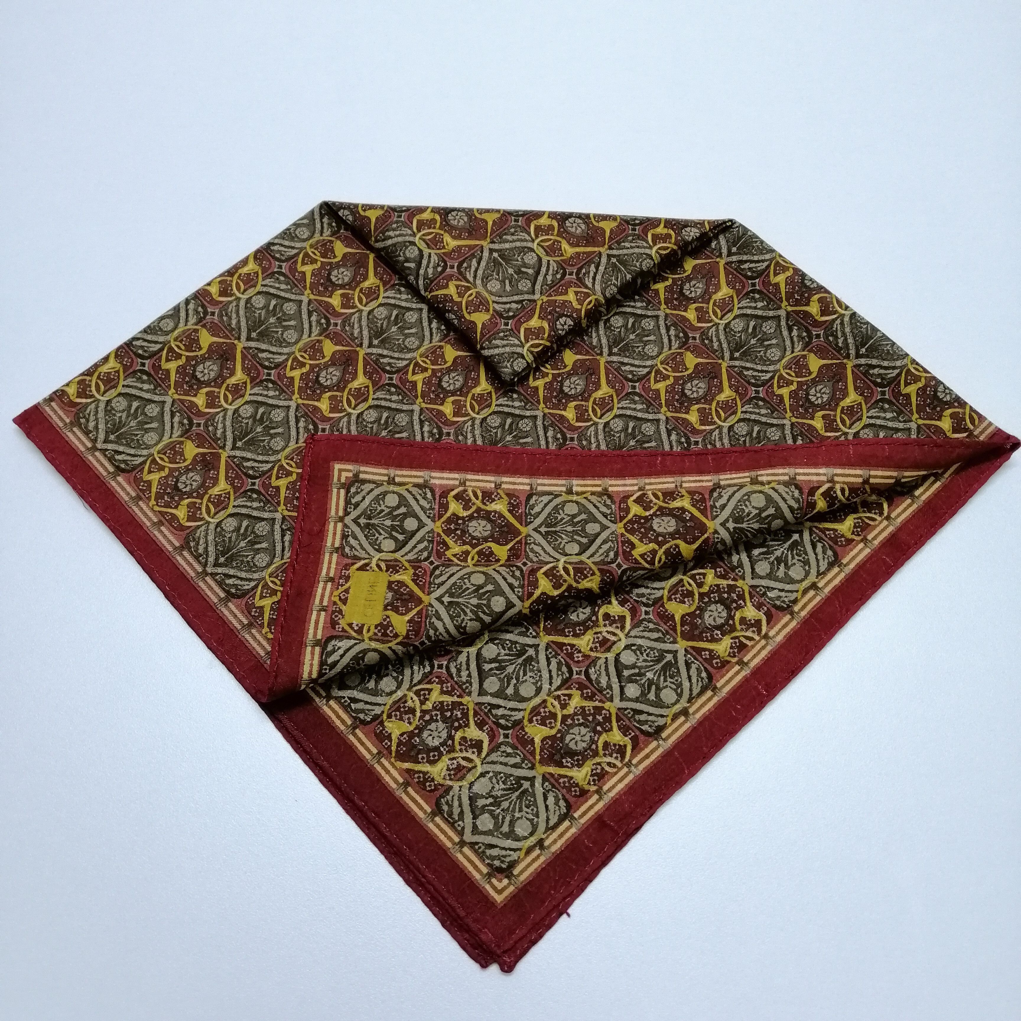 Celine × Vintage Vintage Celine Handkerchief/Neckerchief/Bandana-KD2243 Size ONE SIZE - 4 Thumbnail