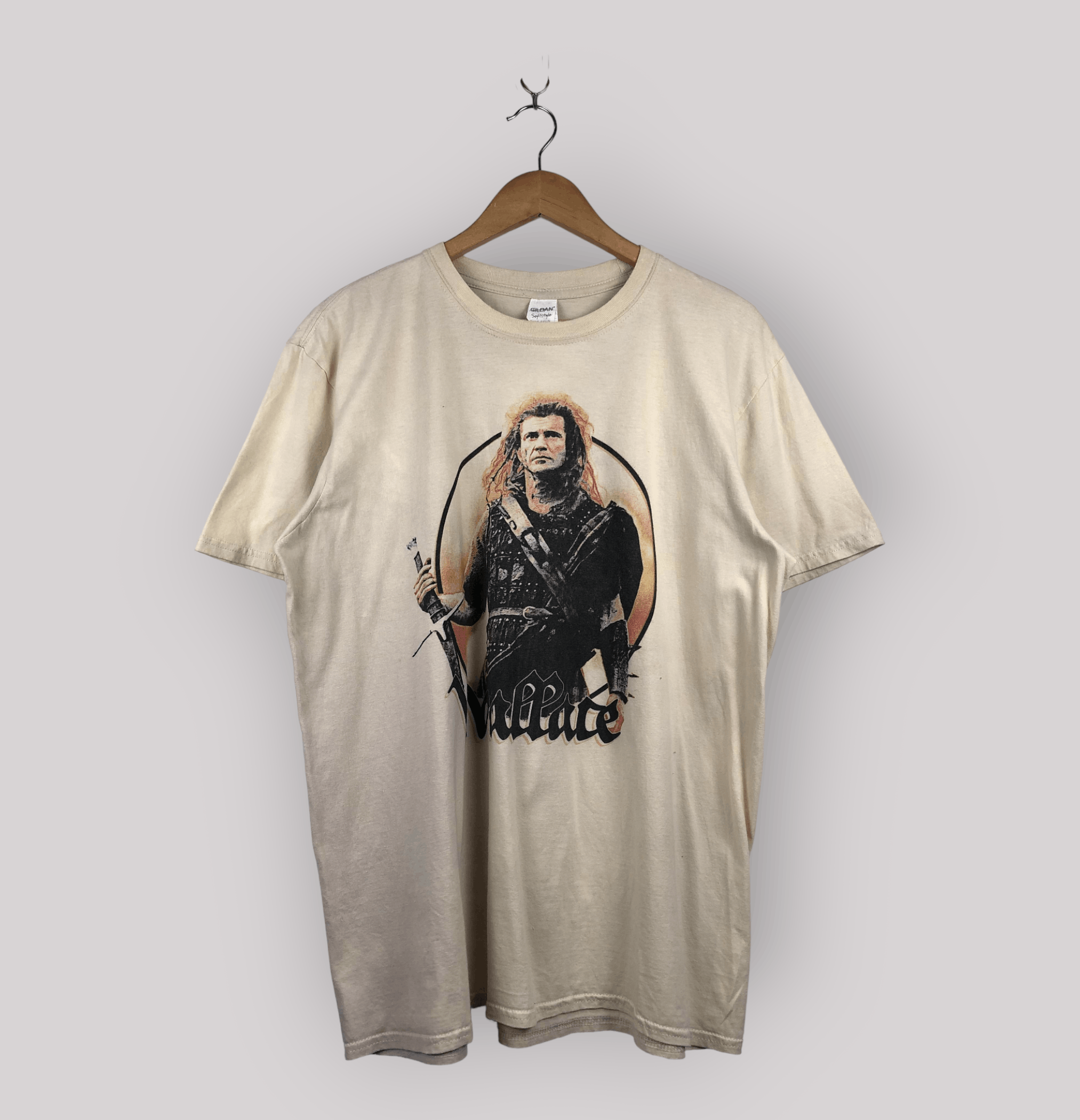 image of Braveheart Movie William Wallace T Shirt in White, Men's (Size XL)