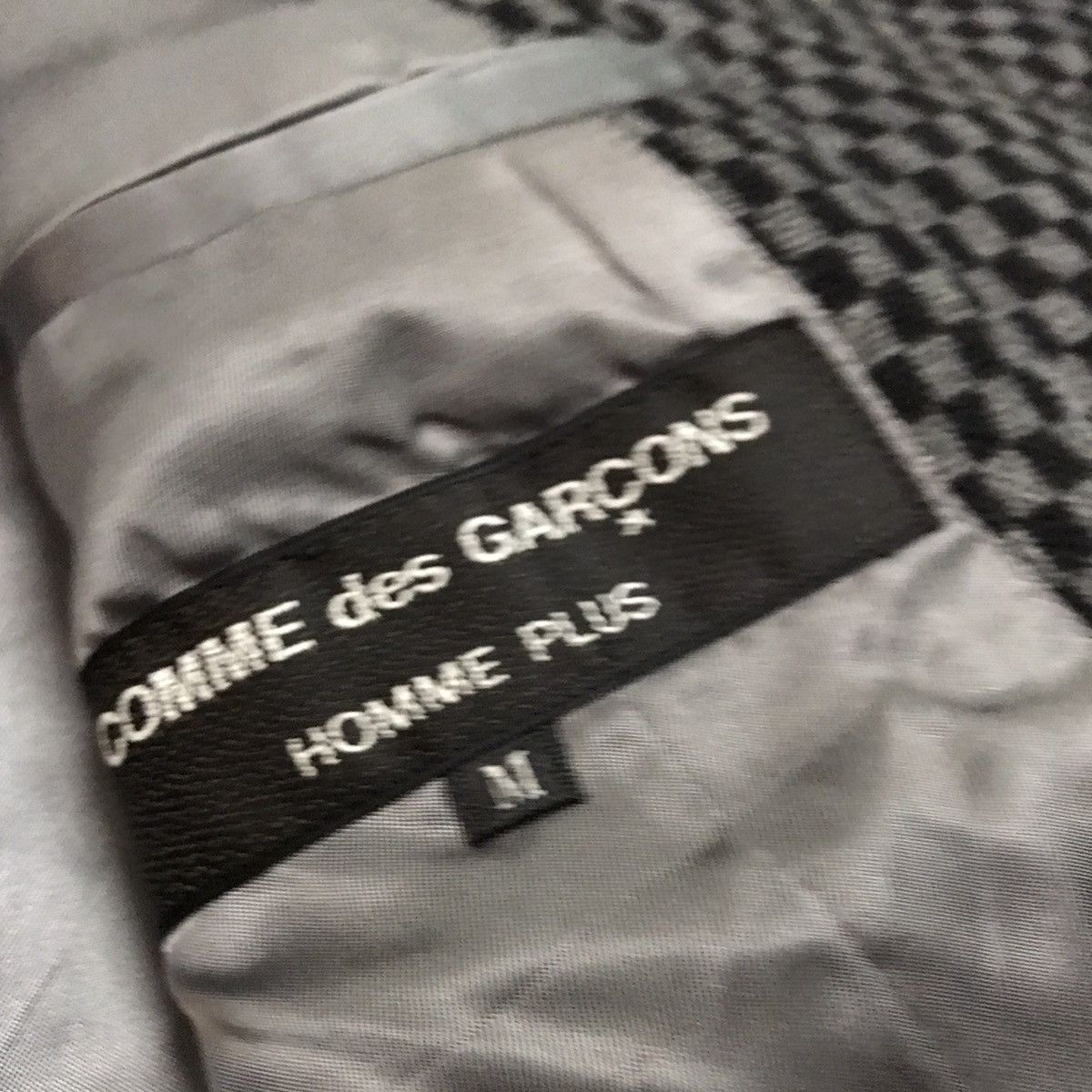 Comme des Garcons Homme Plus AD2000 Vintage Checked Comme Des Garcons Jacket Japan Size US M / EU 48-50 / 2 - 10 Thumbnail
