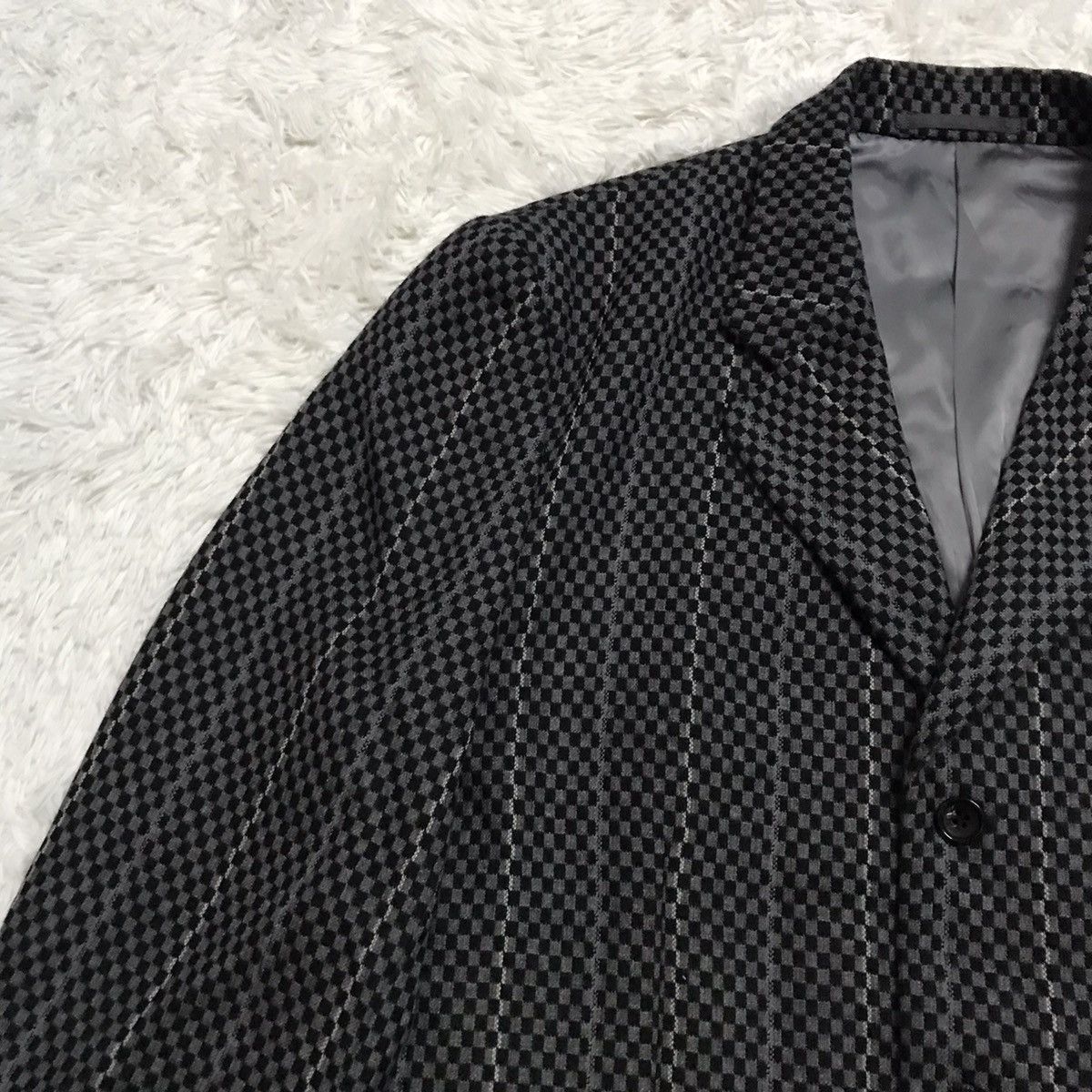 Comme des Garcons Homme Plus AD2000 Vintage Checked Comme Des Garcons Jacket Japan Size US M / EU 48-50 / 2 - 2 Thumbnail