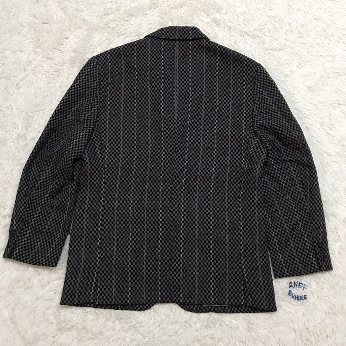 Comme des Garcons Homme Plus AD2000 Vintage Checked Comme Des Garcons Jacket Japan Size US M / EU 48-50 / 2 - 15 Thumbnail