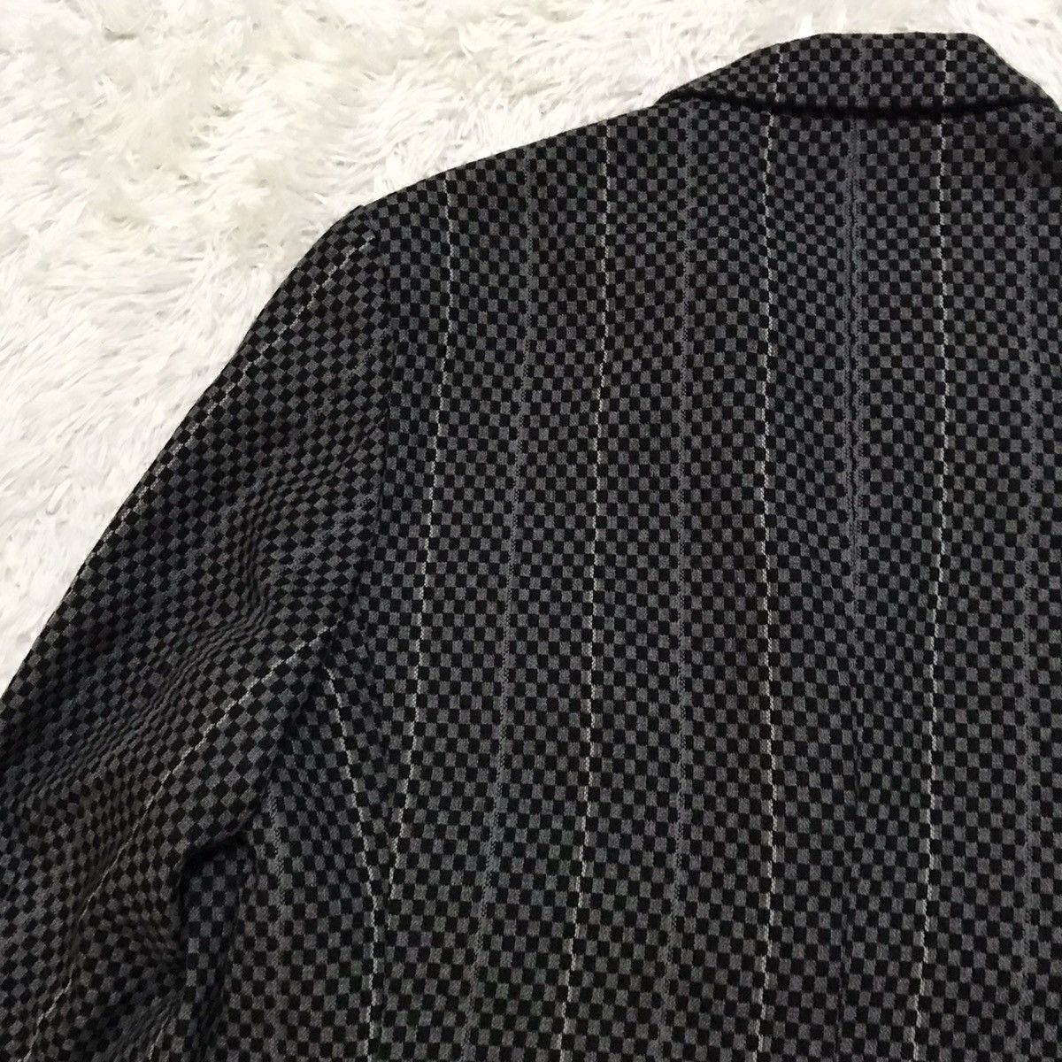 Comme des Garcons Homme Plus AD2000 Vintage Checked Comme Des Garcons Jacket Japan Size US M / EU 48-50 / 2 - 16 Thumbnail