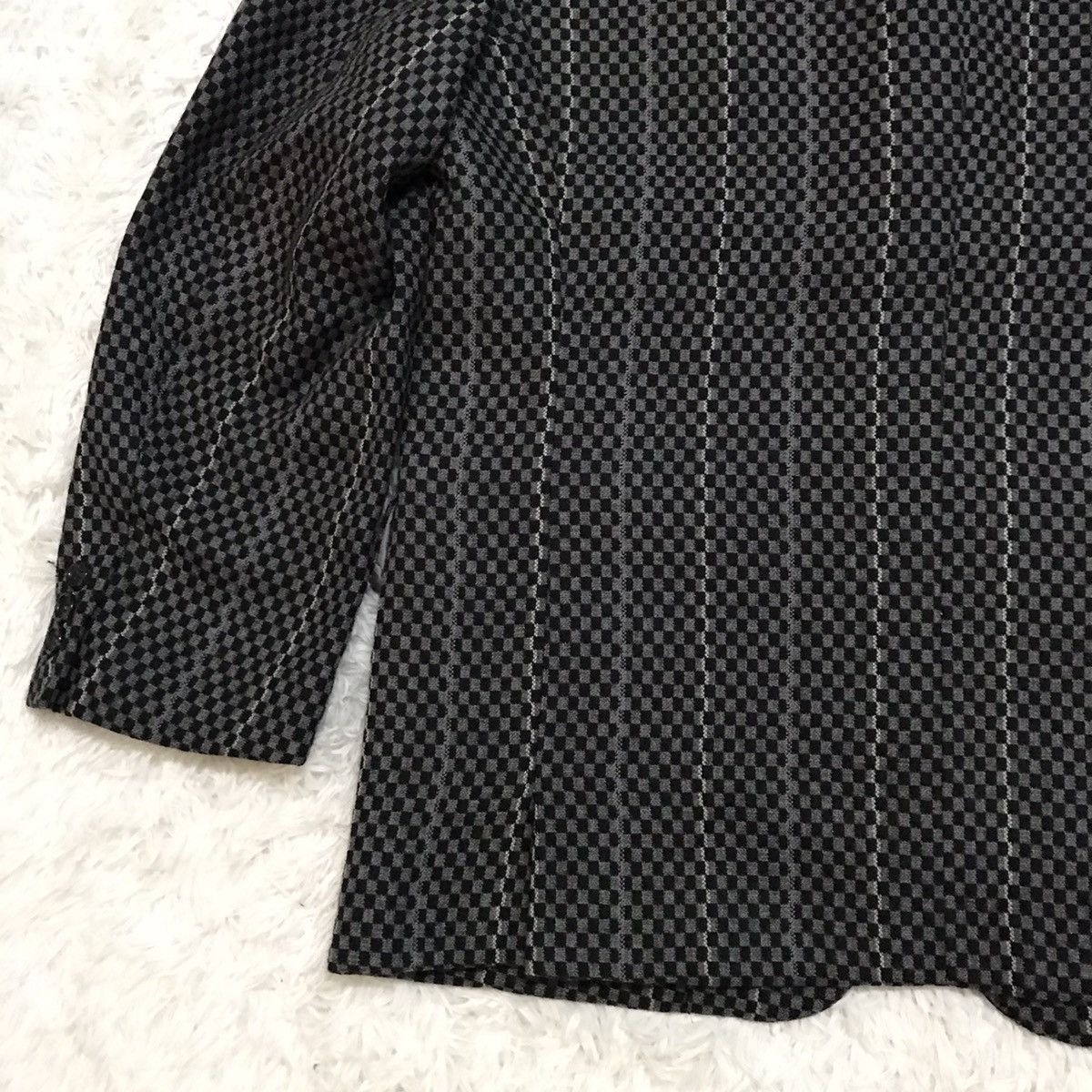 Comme des Garcons Homme Plus AD2000 Vintage Checked Comme Des Garcons Jacket Japan Size US M / EU 48-50 / 2 - 17 Thumbnail