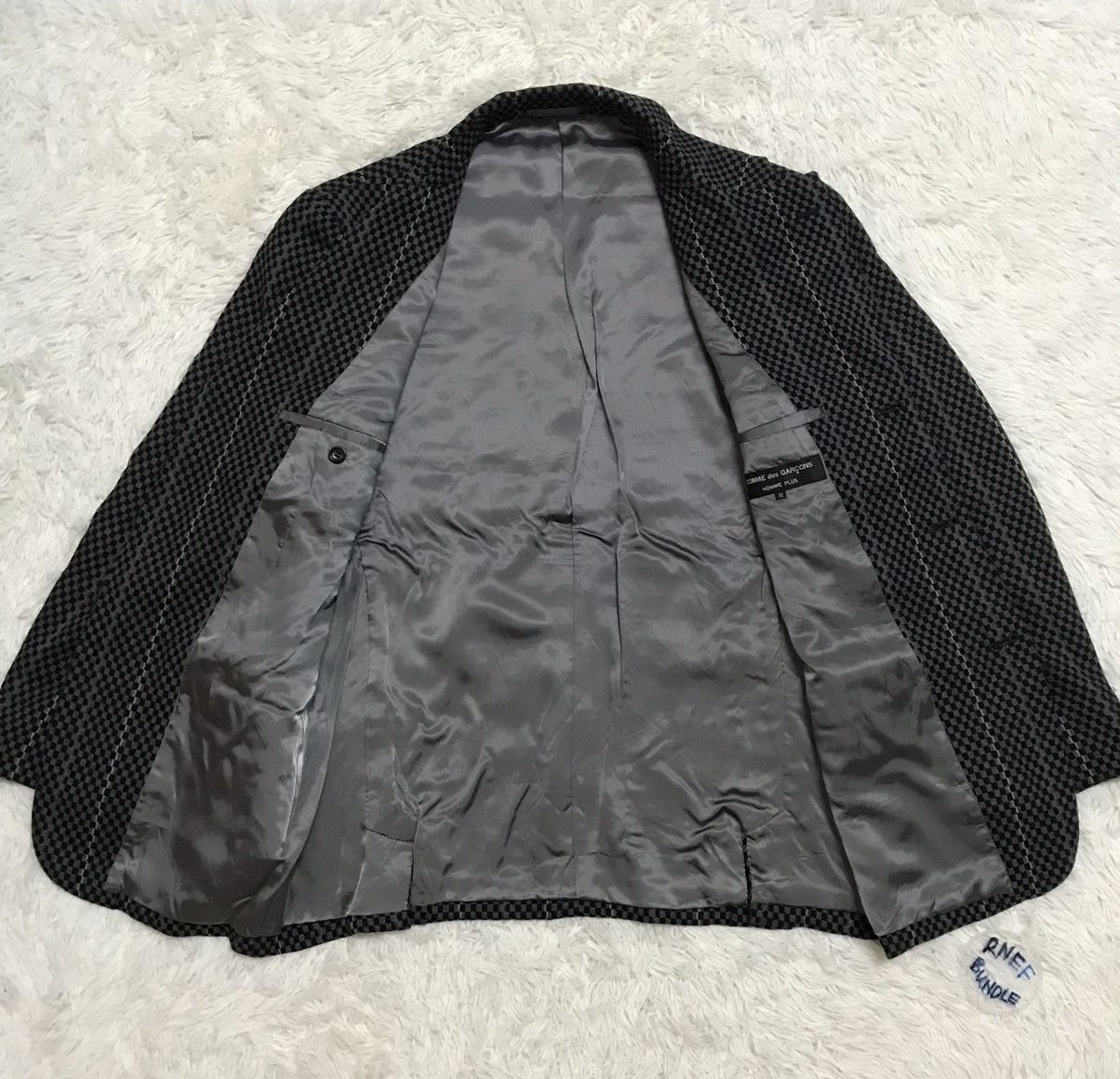 Comme des Garcons Homme Plus AD2000 Vintage Checked Comme Des Garcons Jacket Japan Size US M / EU 48-50 / 2 - 9 Thumbnail