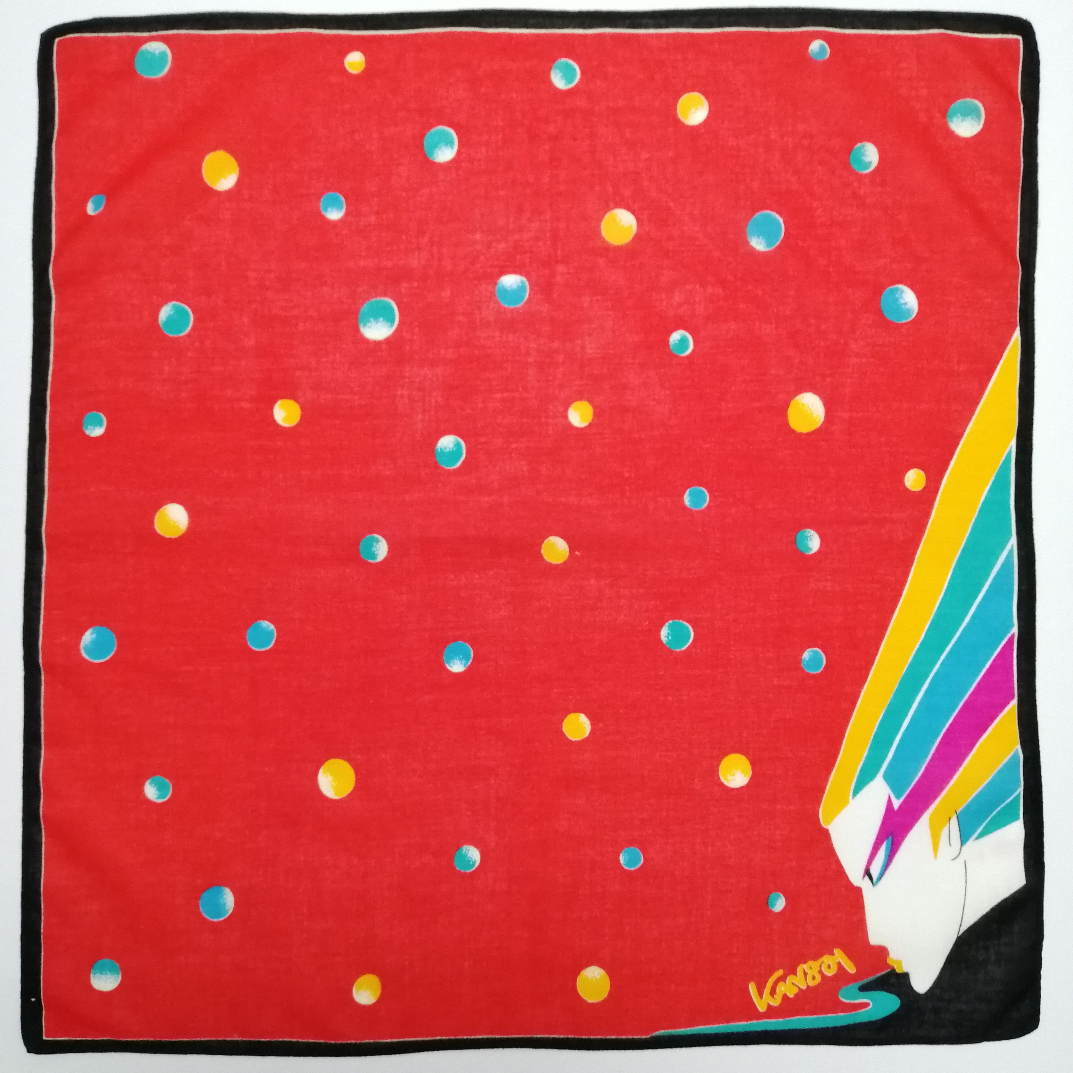 Kansai Yamamoto Kansai Handkerchief/Neckerchief/Bandana-KD2306 Size ONE SIZE - 2 Thumbnail