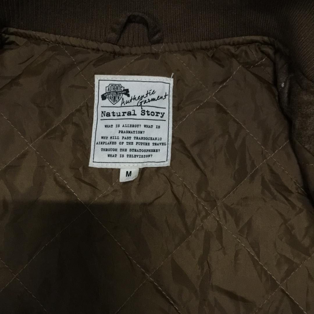 Japanese Brand Authentic garment natural story bomber jacket Size US M / EU 48-50 / 2 - 7 Thumbnail