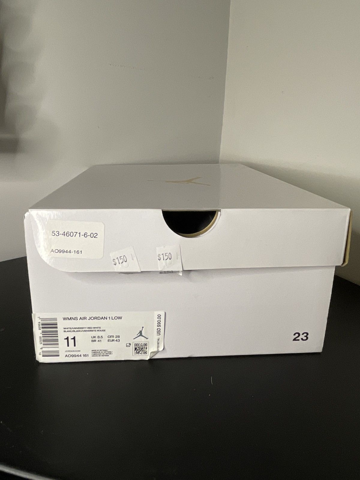 Jordan Brand Jordan 1 LOW Red swoosh Size US 9.5 / EU 42-43 - 13 Thumbnail
