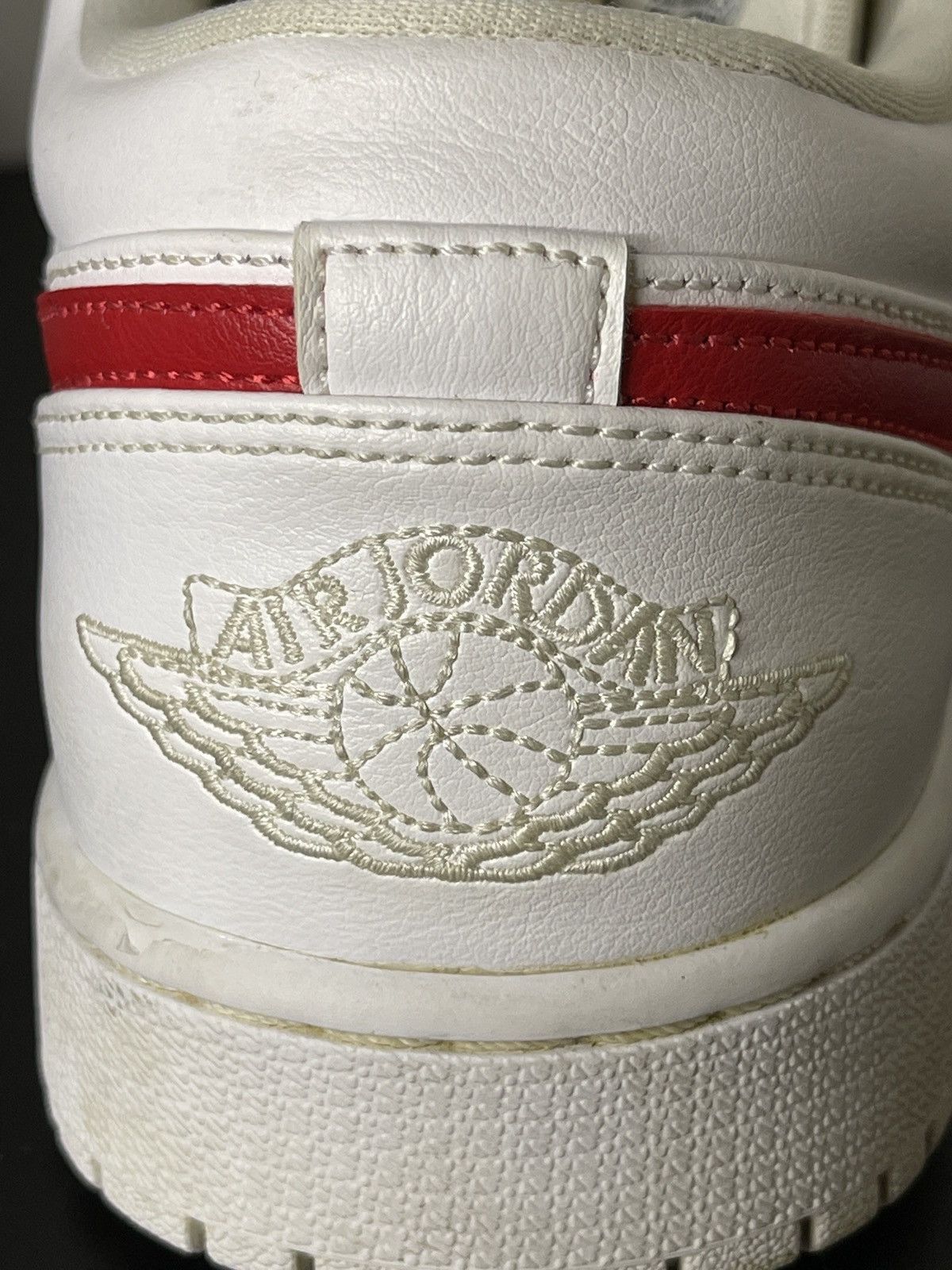 Jordan Brand Jordan 1 LOW Red swoosh Size US 9.5 / EU 42-43 - 8 Thumbnail
