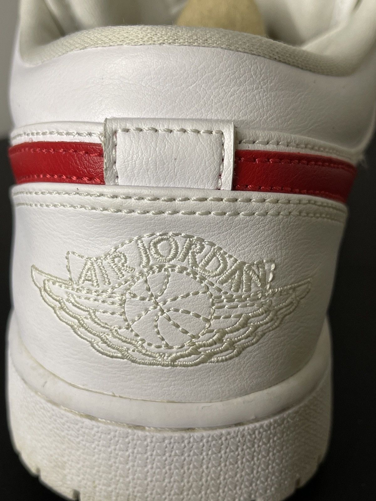 Jordan Brand Jordan 1 LOW Red swoosh Size US 9.5 / EU 42-43 - 7 Thumbnail