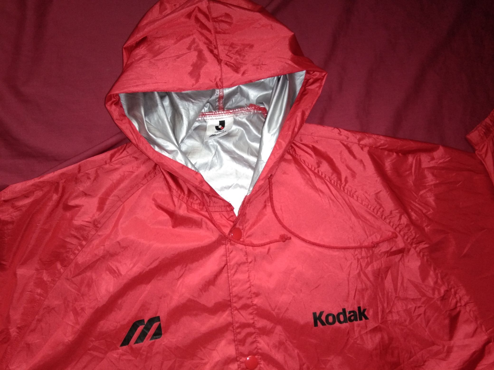 Japanese Brand × Mizuno × Vintage VTG 90s JLeague Mizuno Training Raincoat jacket windbreaker Size US XL / EU 56 / 4 - 1 Thumbnail
