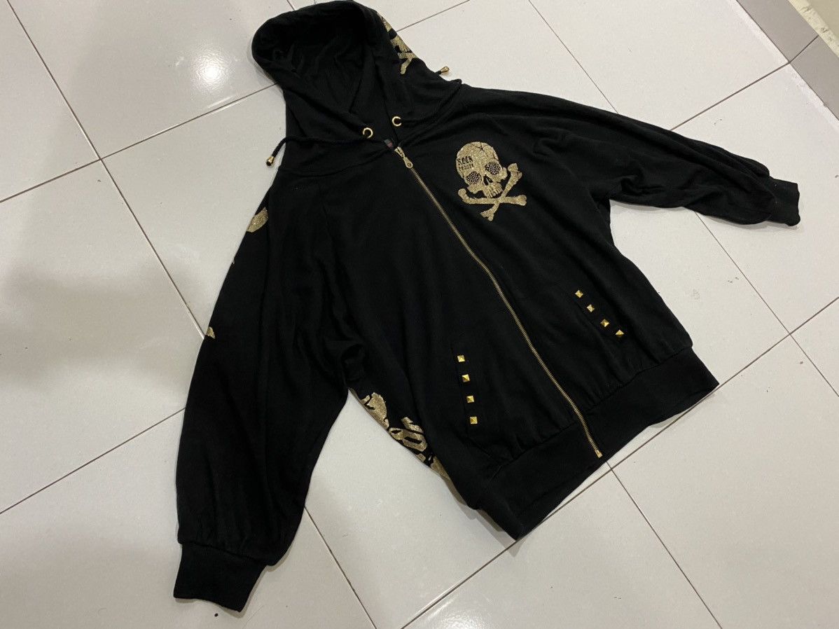 Other VTG JAPAN SKULL Plein Beaute Hoodie Size US L / EU 52-54 / 3 - 7 Thumbnail