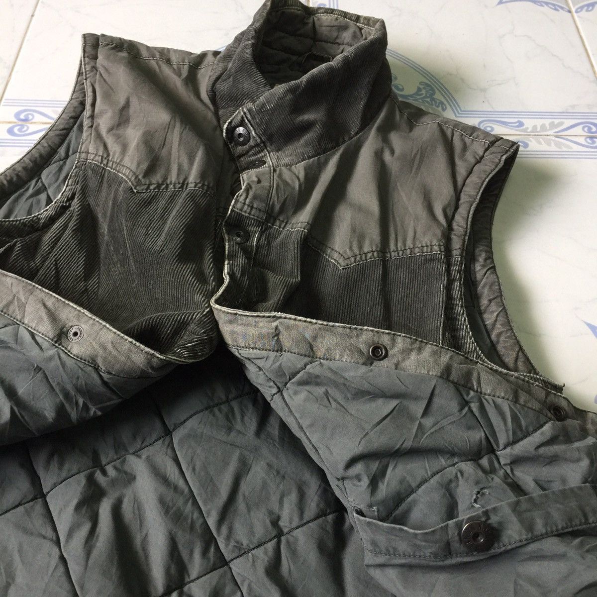 Japanese Brand Back Number Vest Jacket Fashion Street Size US XL / EU 56 / 4 - 13 Thumbnail