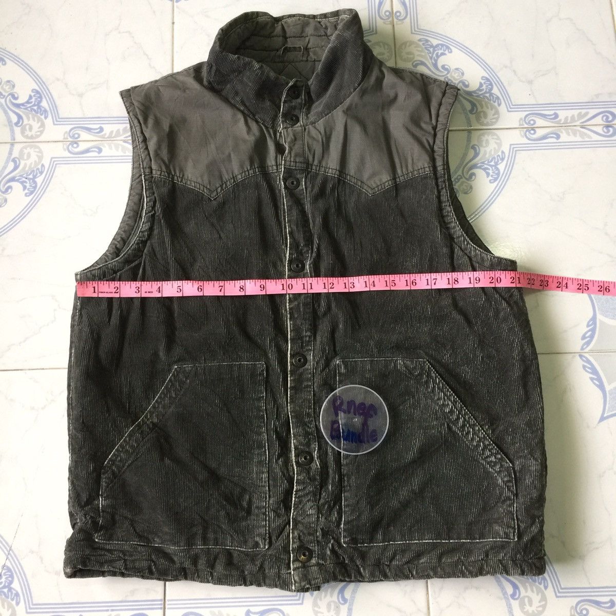 Japanese Brand Back Number Vest Jacket Fashion Street Size US XL / EU 56 / 4 - 6 Thumbnail