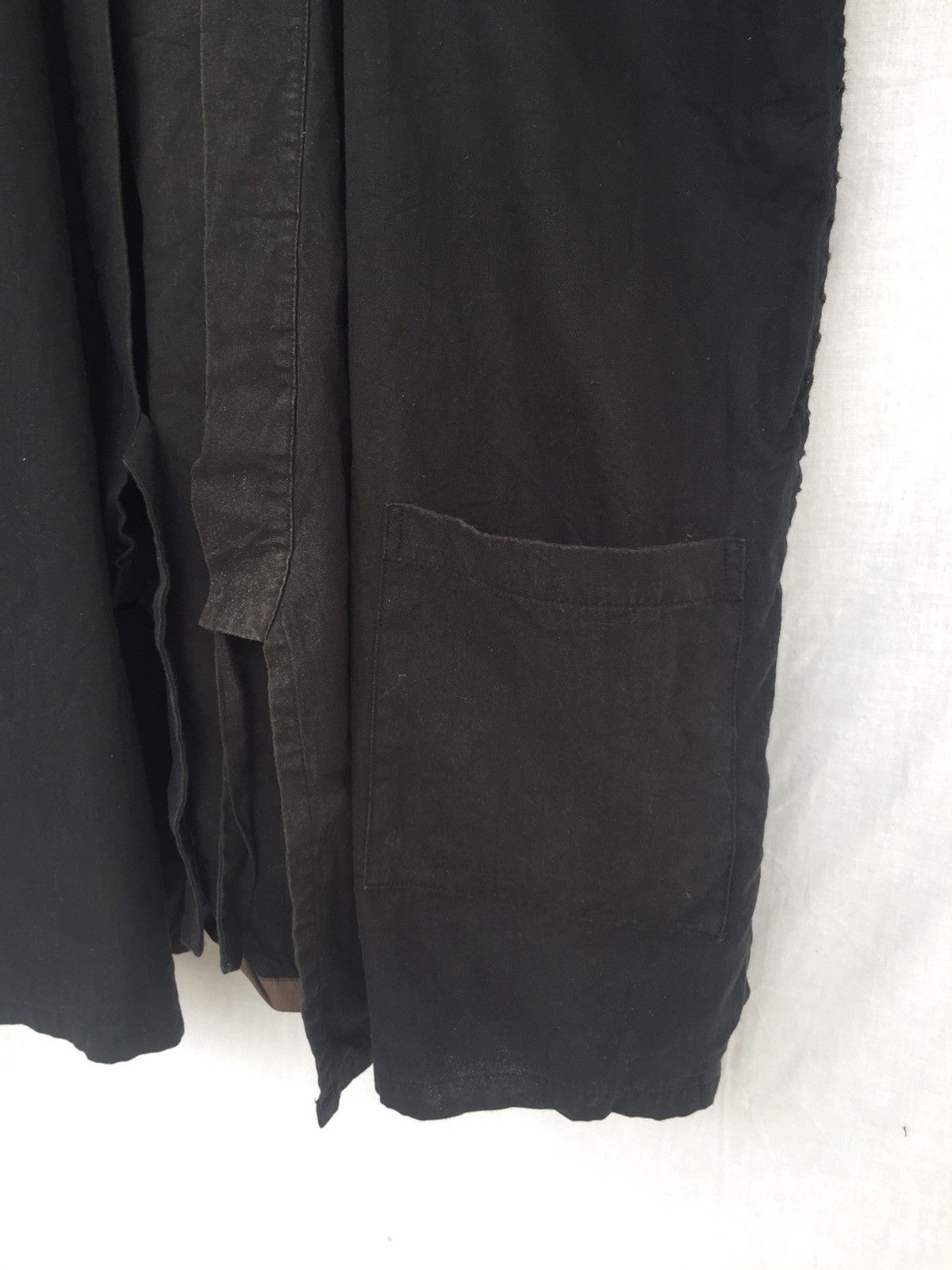 Handmade Vintage Japanese Old Man Tradition Hanten Kimono Size US L / EU 52-54 / 3 - 6 Thumbnail