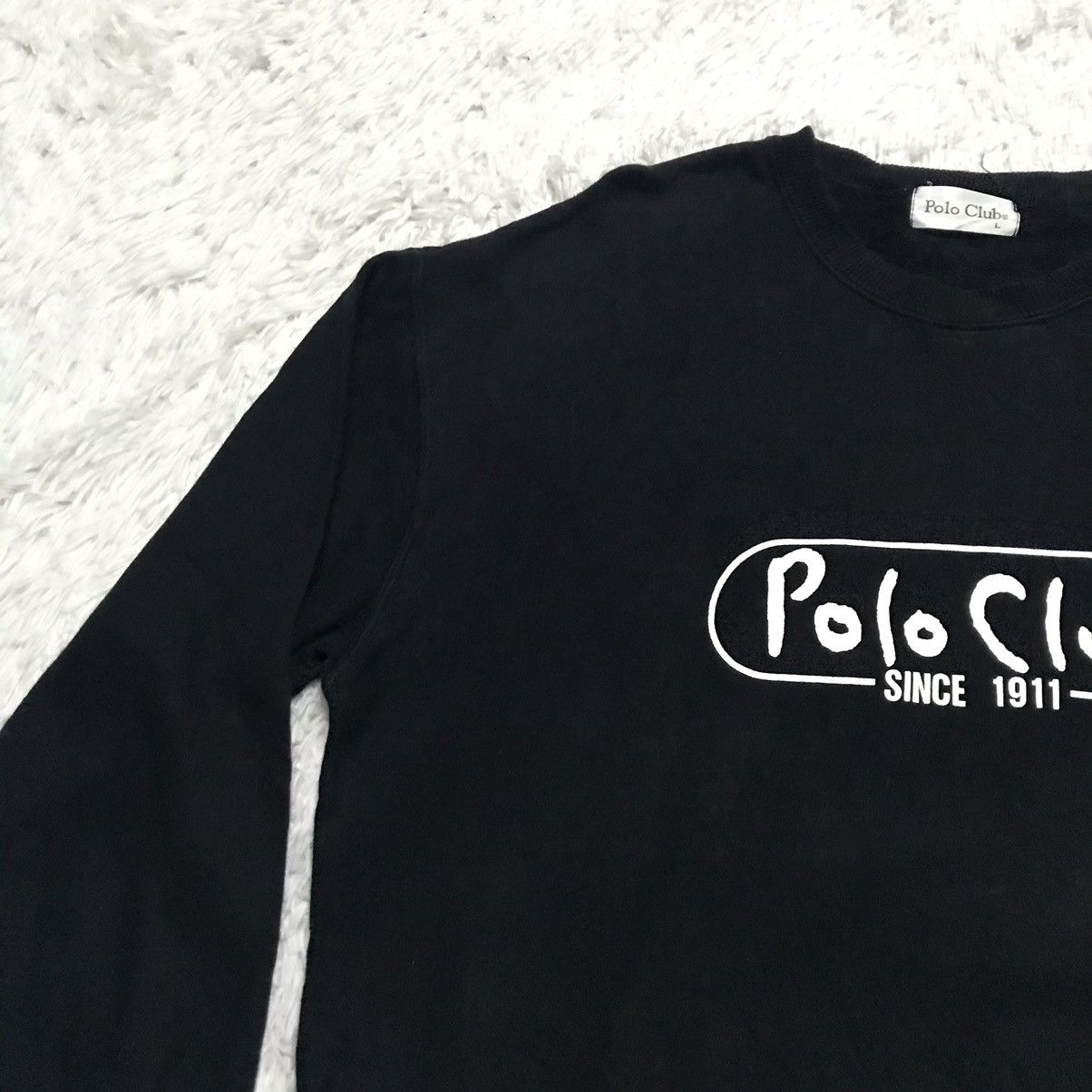 Japanese Brand Vtg polo club sweatshirt big logo Size US L / EU 52-54 / 3 - 3 Thumbnail