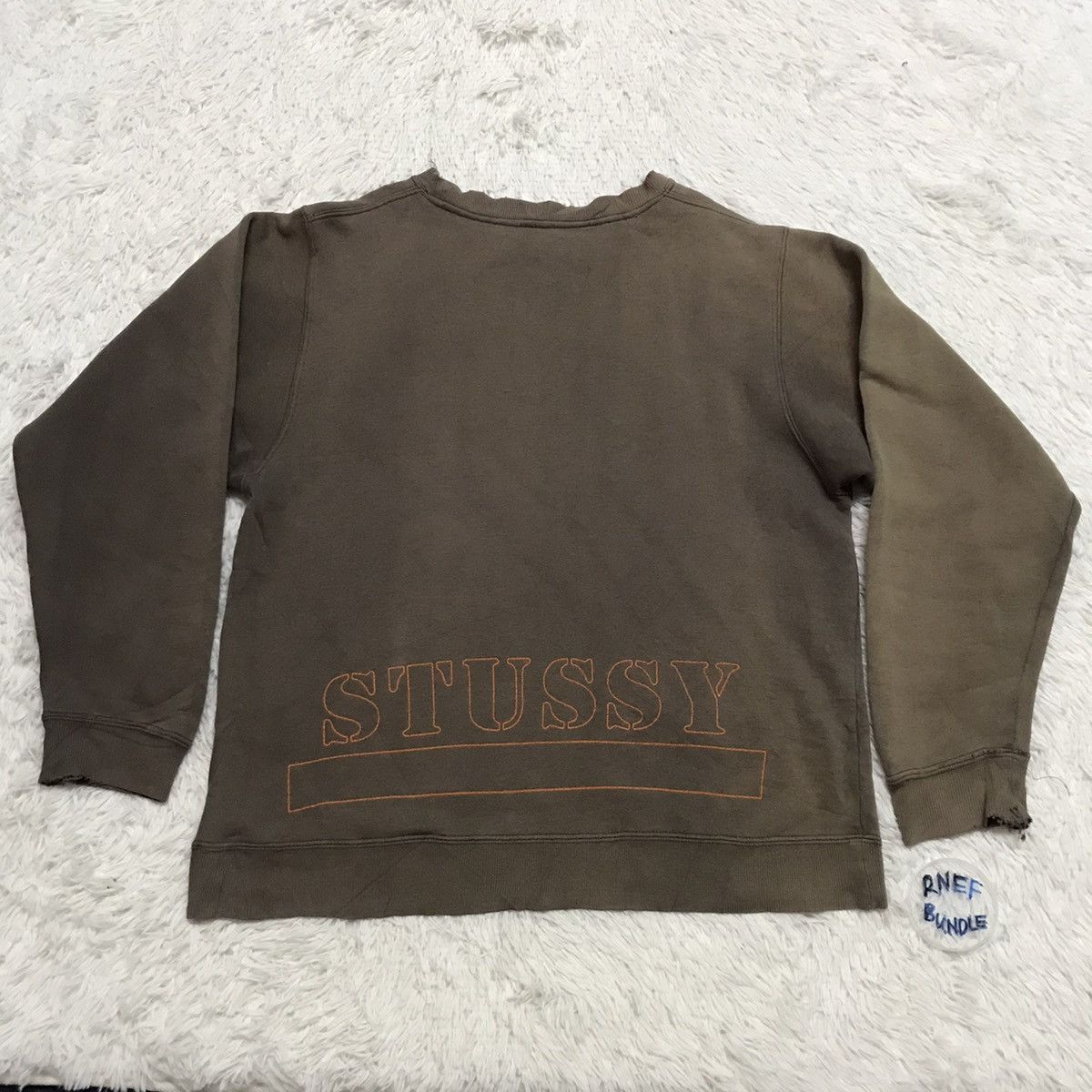 Stussy VINTAGE SUN FADED STUSSY OLD SKOOL SWEATSHIRT Size US S / EU 44-46 / 1 - 2 Thumbnail