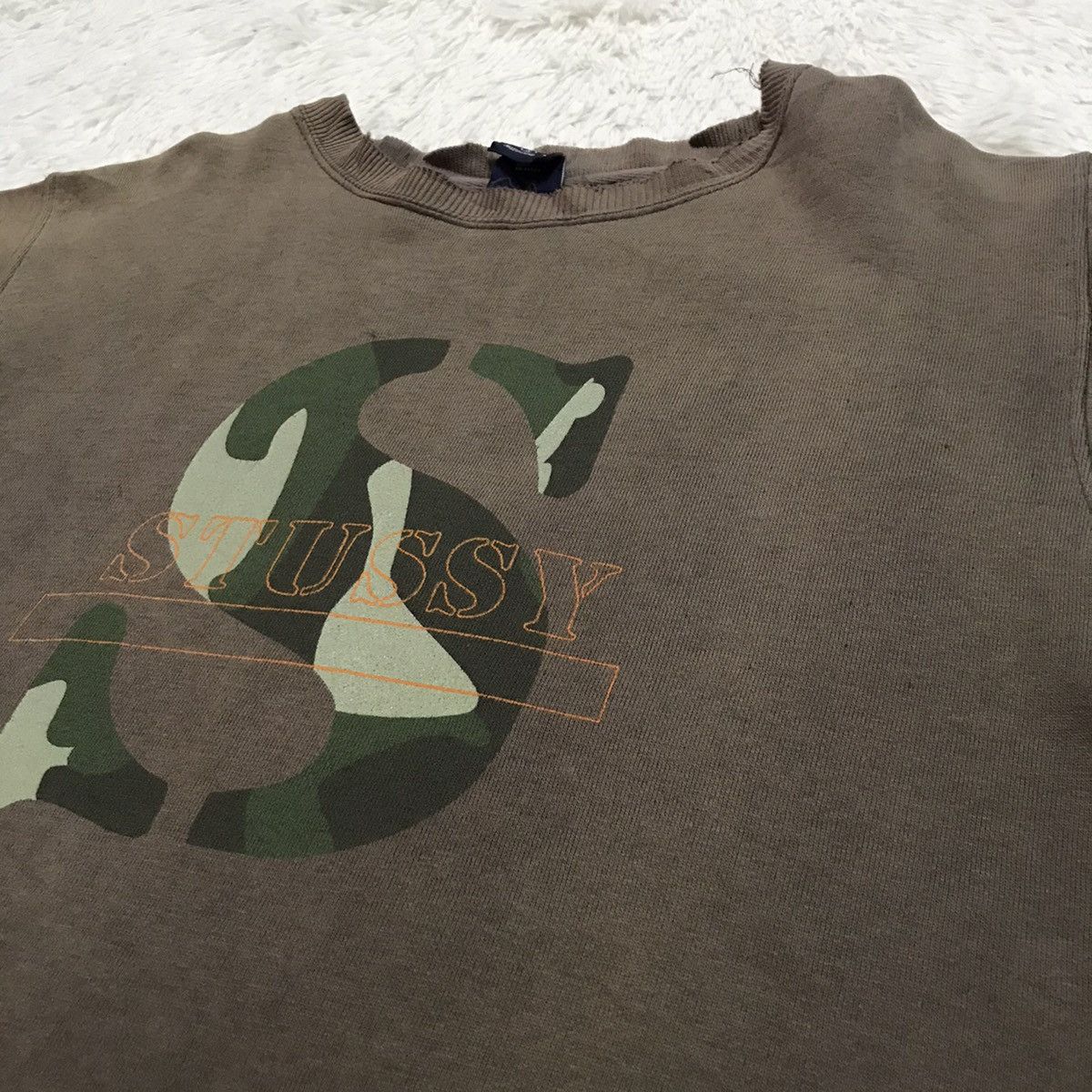 Stussy VINTAGE SUN FADED STUSSY OLD SKOOL SWEATSHIRT Size US S / EU 44-46 / 1 - 7 Thumbnail