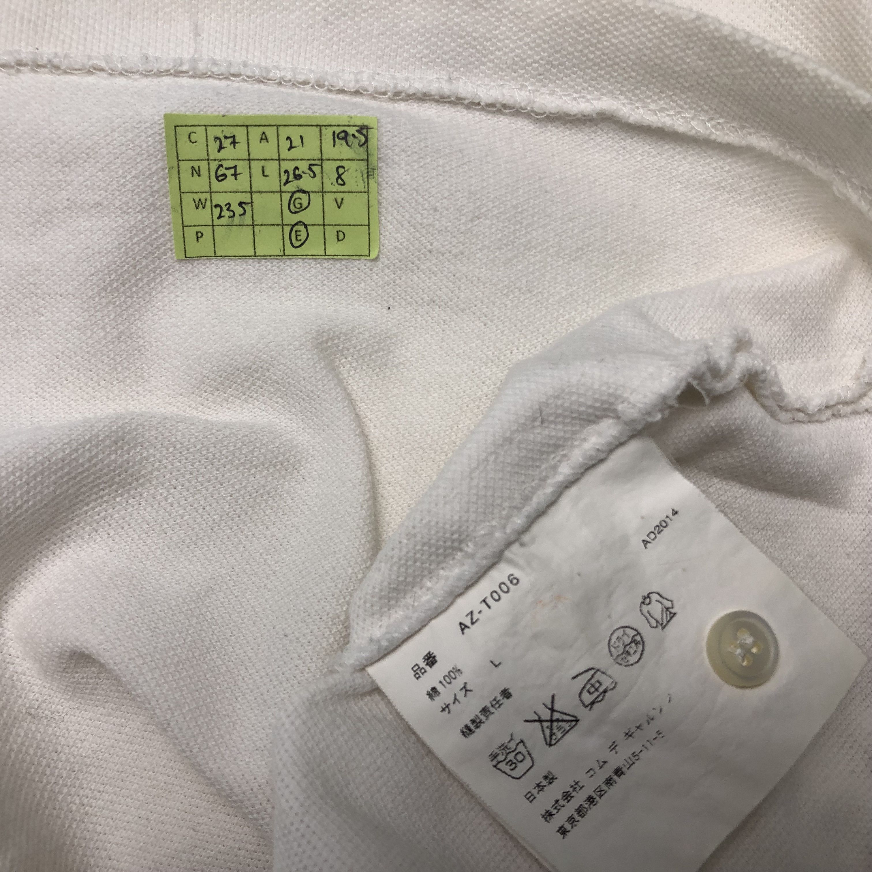 Comme des Garcons × Comme des Garcons PLAY × Vintage Vintage Comme Des Garcons Play Collar Shirt Size US L / EU 52-54 / 3 - 5 Thumbnail