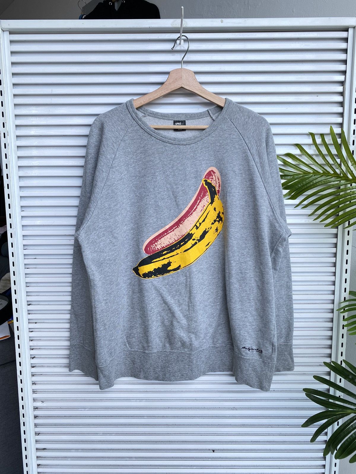 Vintage Andy Warhol Banana Crewneck Travis Style Scott
