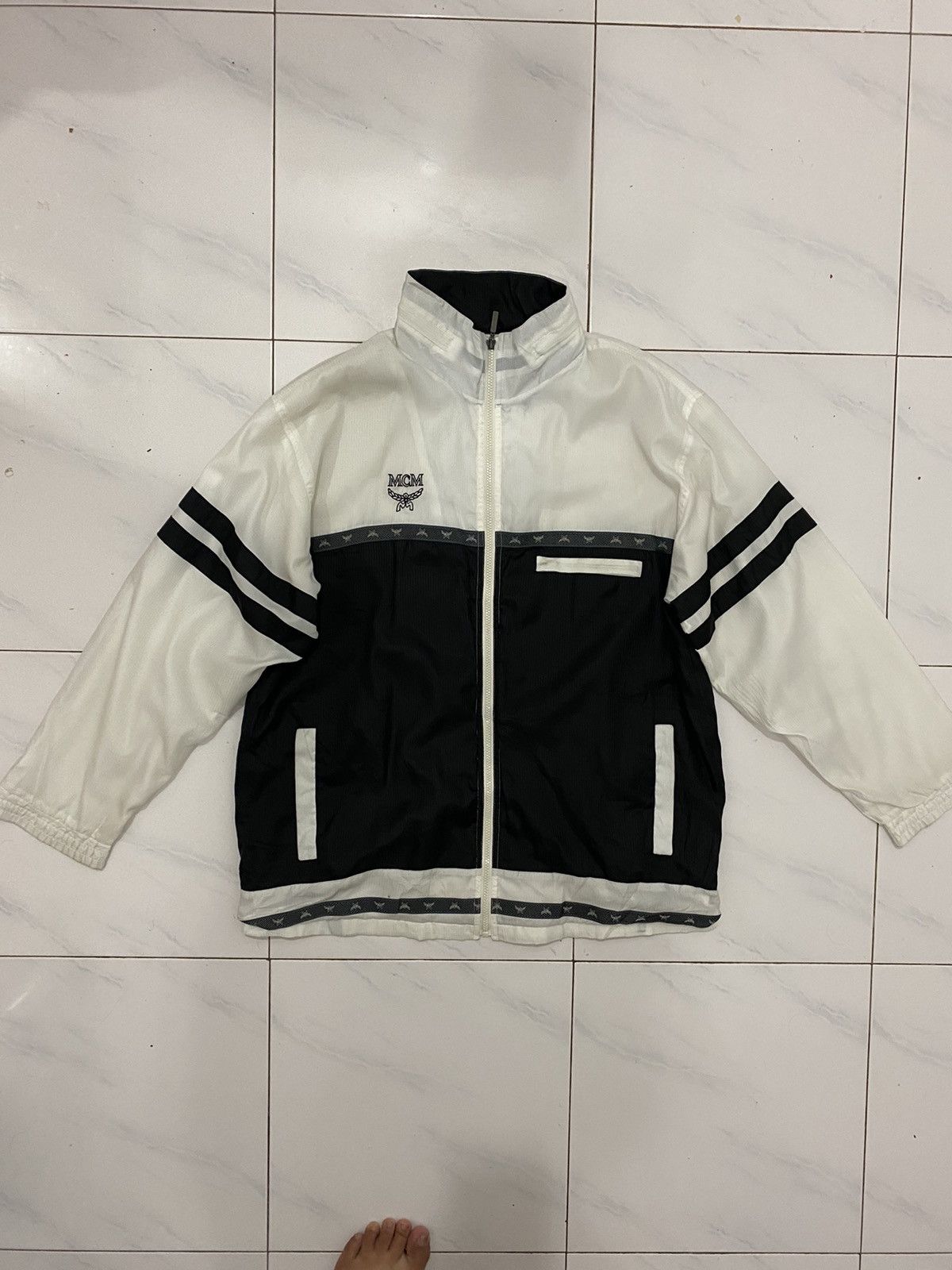 MCM VTG MCM Tape Windbreaker Jacket Size US XL / EU 56 / 4 - 5 Thumbnail