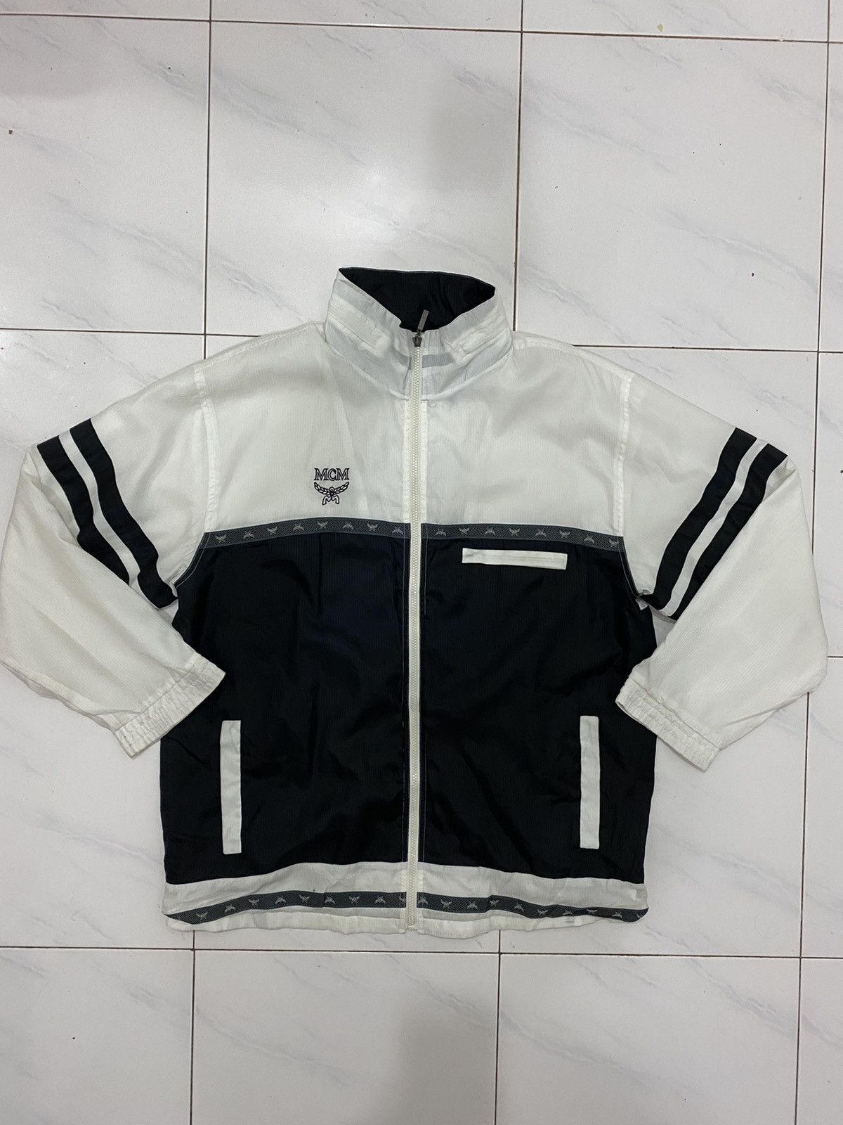 MCM VTG MCM Tape Windbreaker Jacket Size US XL / EU 56 / 4 - 6 Thumbnail