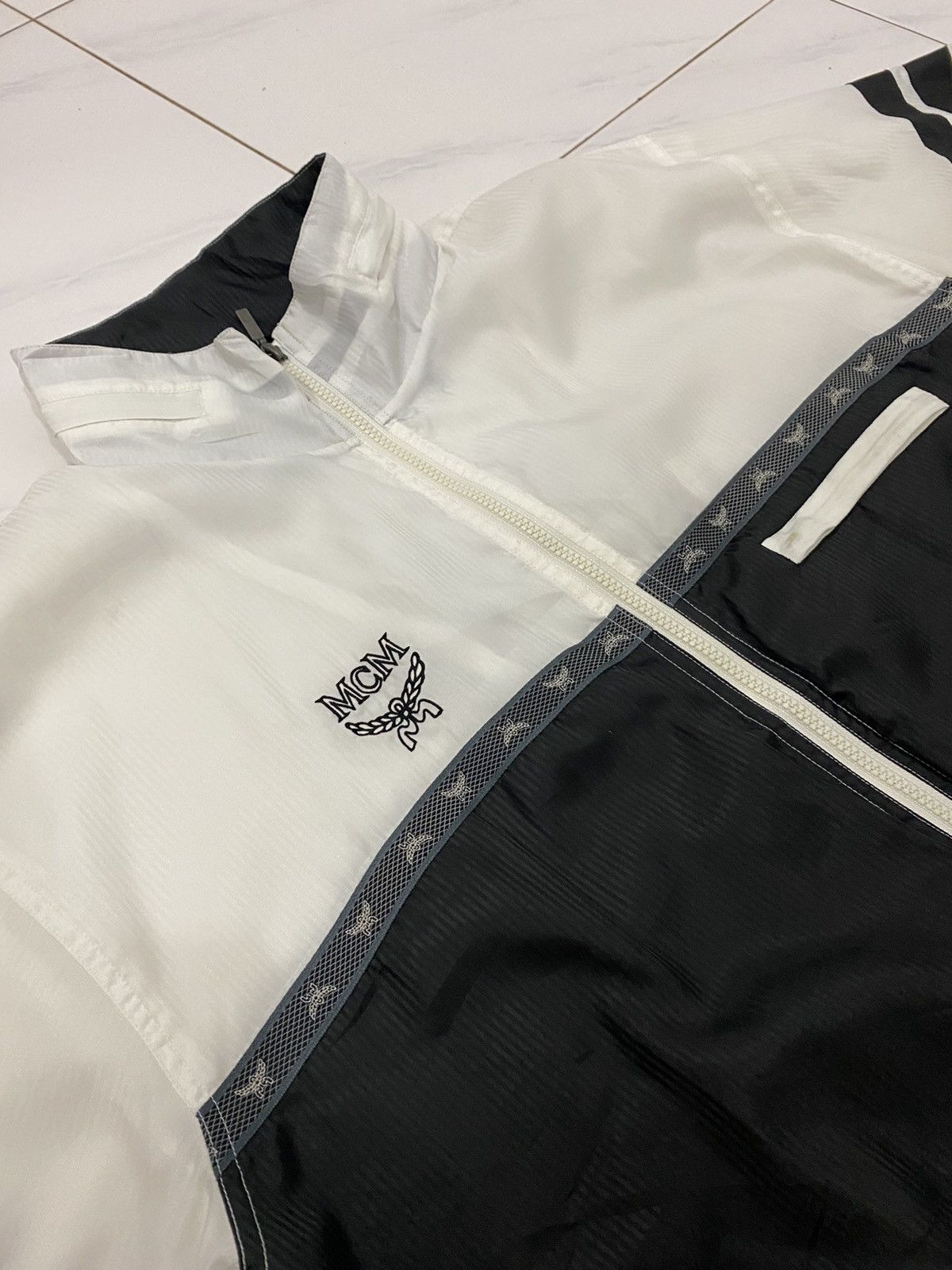MCM VTG MCM Tape Windbreaker Jacket Size US XL / EU 56 / 4 - 8 Thumbnail