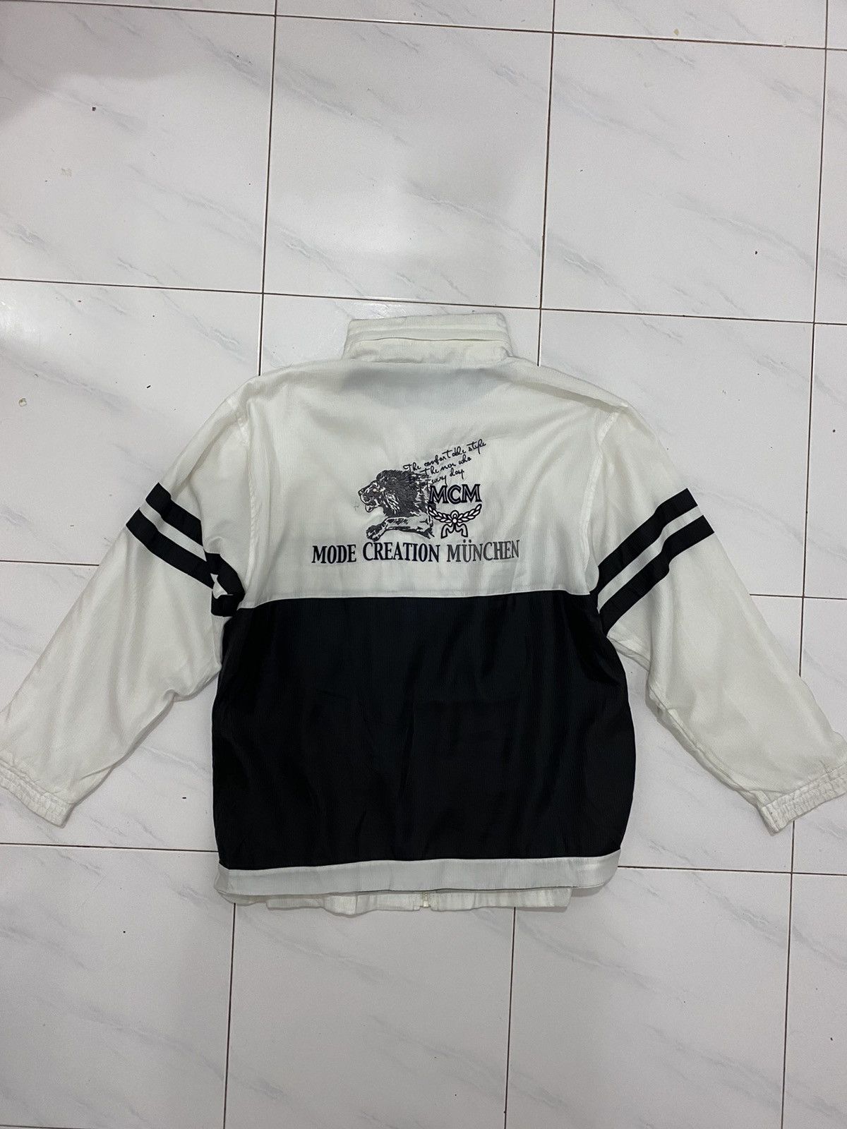 MCM VTG MCM Tape Windbreaker Jacket Size US XL / EU 56 / 4 - 2 Thumbnail
