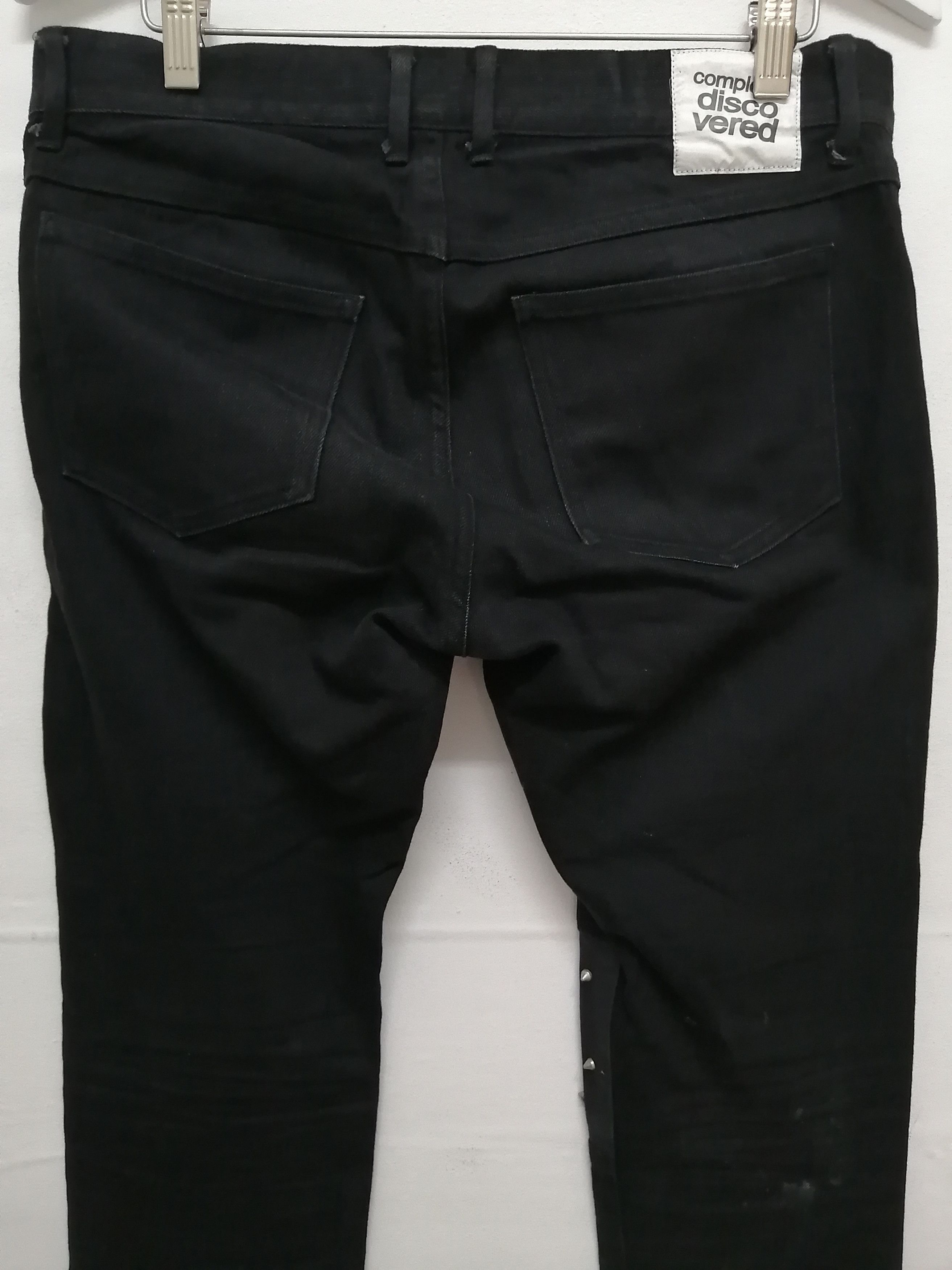 Japanese Brand Japanese COMPLETE DISCOVERED Nice Design Black Jeans Size US 32 / EU 48 - 5 Thumbnail