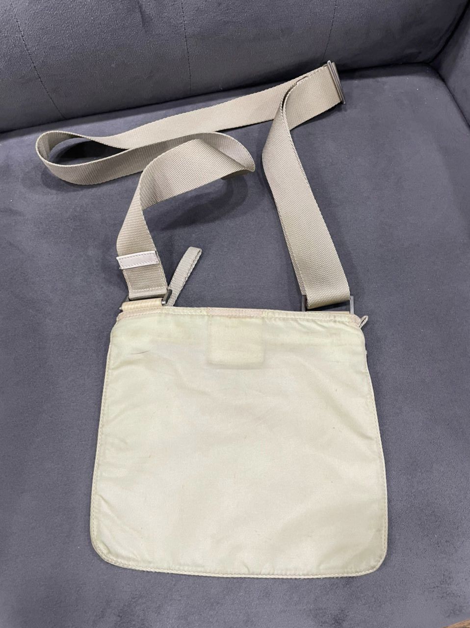 Prada Authentic Prada Tessutto Nyalon White Crossbody Bag Size ONE SIZE - 13 Thumbnail