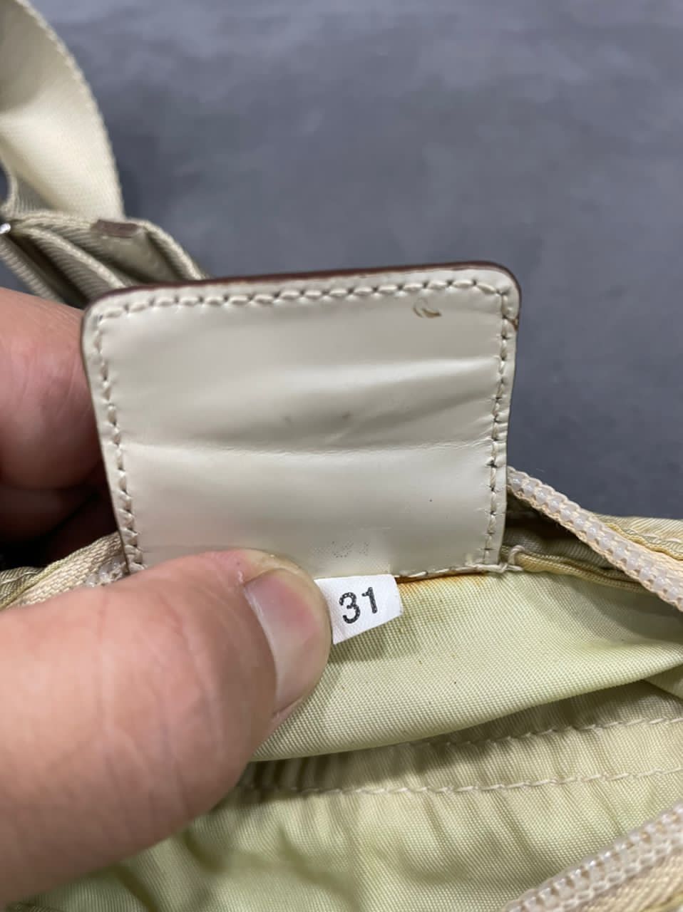 Prada Authentic Prada Tessutto Nyalon White Crossbody Bag Size ONE SIZE - 8 Thumbnail